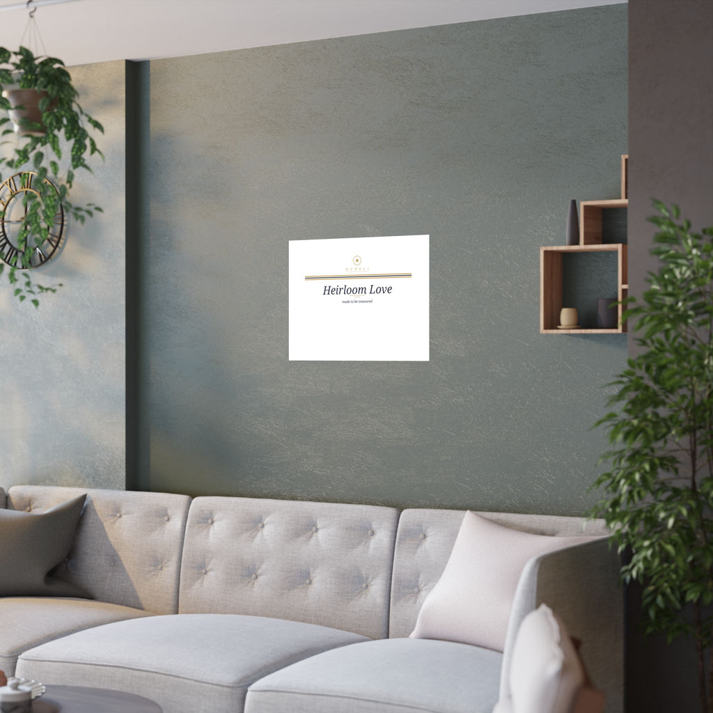 Heirloom Love wall art print from the Nureli collection, view 12