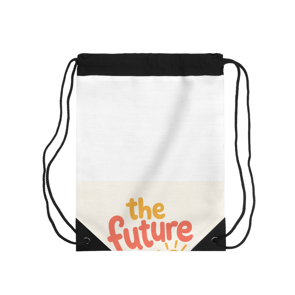 The Future Is Bright Kids Drawstring Bag — Nureli Kids
