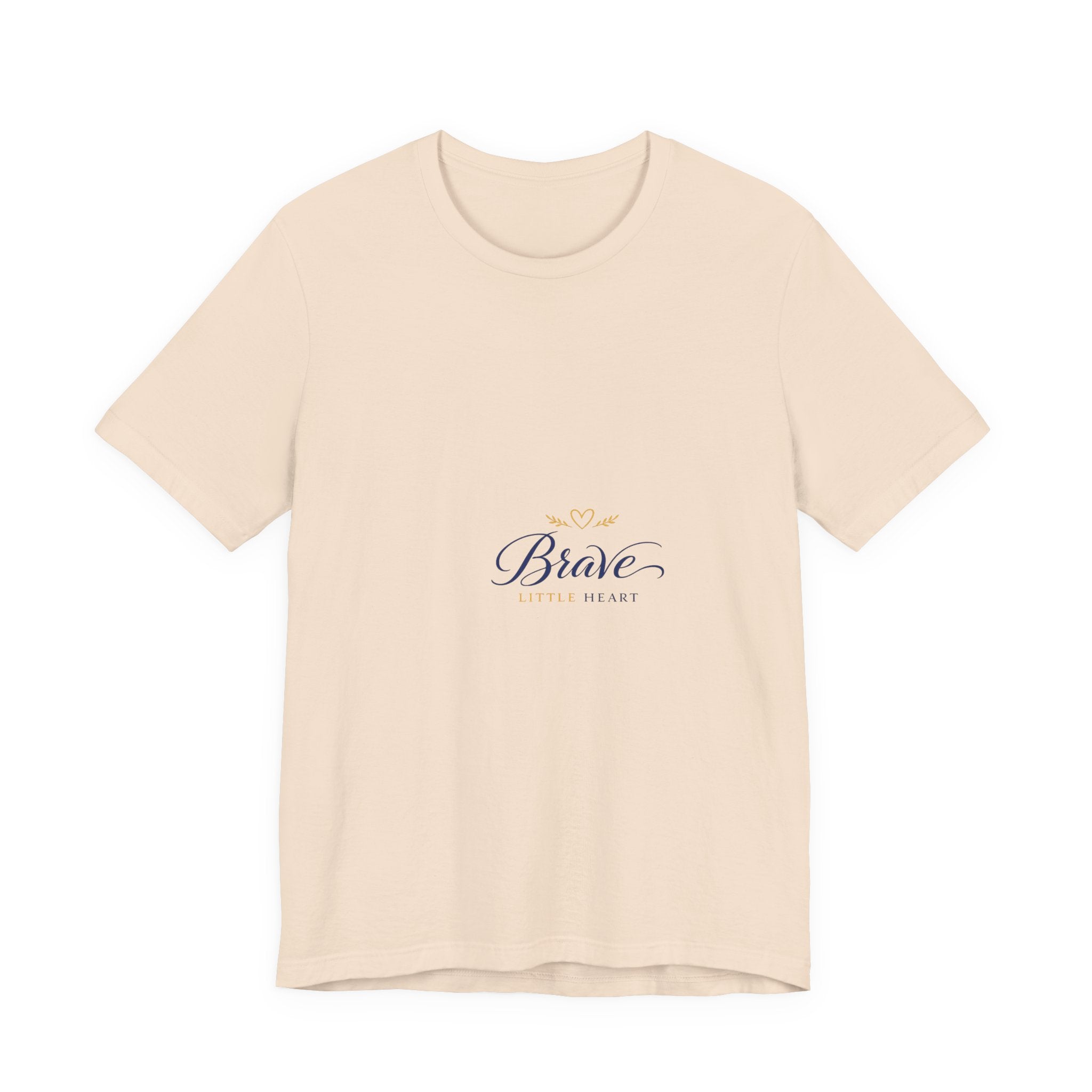 Brave Little Heart soft cotton tee from the Nureli collection, view 4