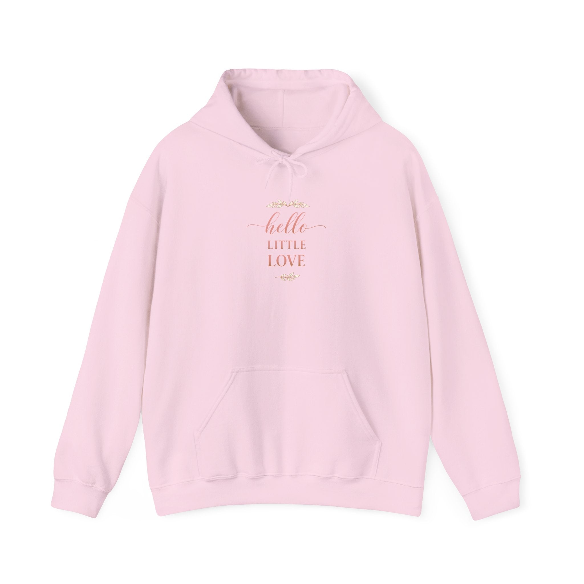 Hello, Little Love soft unisex hoodie from the Nureli collection, view 3