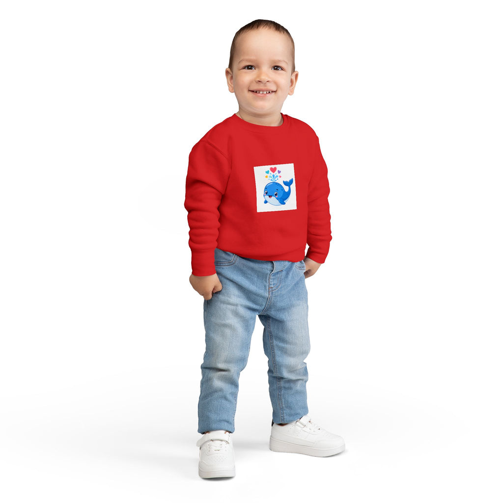 Happy Whale Toddler Sweatshirt — Nureli Kids