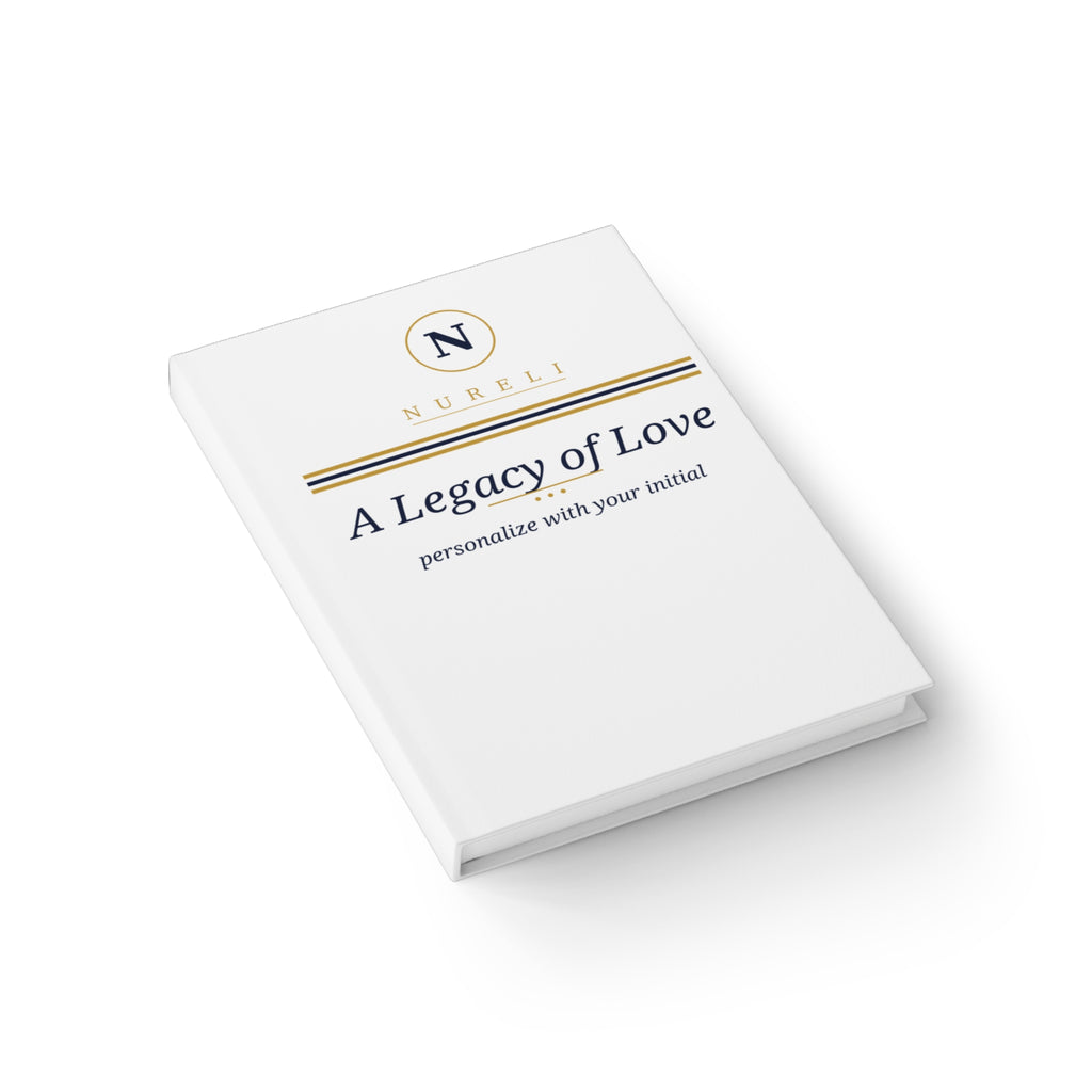 Monogram Legacy Ring hardcover lined journal from the Nureli collection, view 3