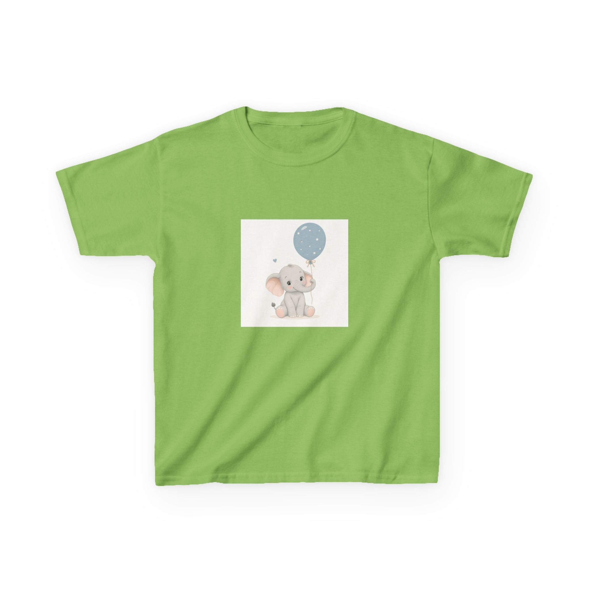 Little Elephant soft kids tee from the Nureli collection, view 5