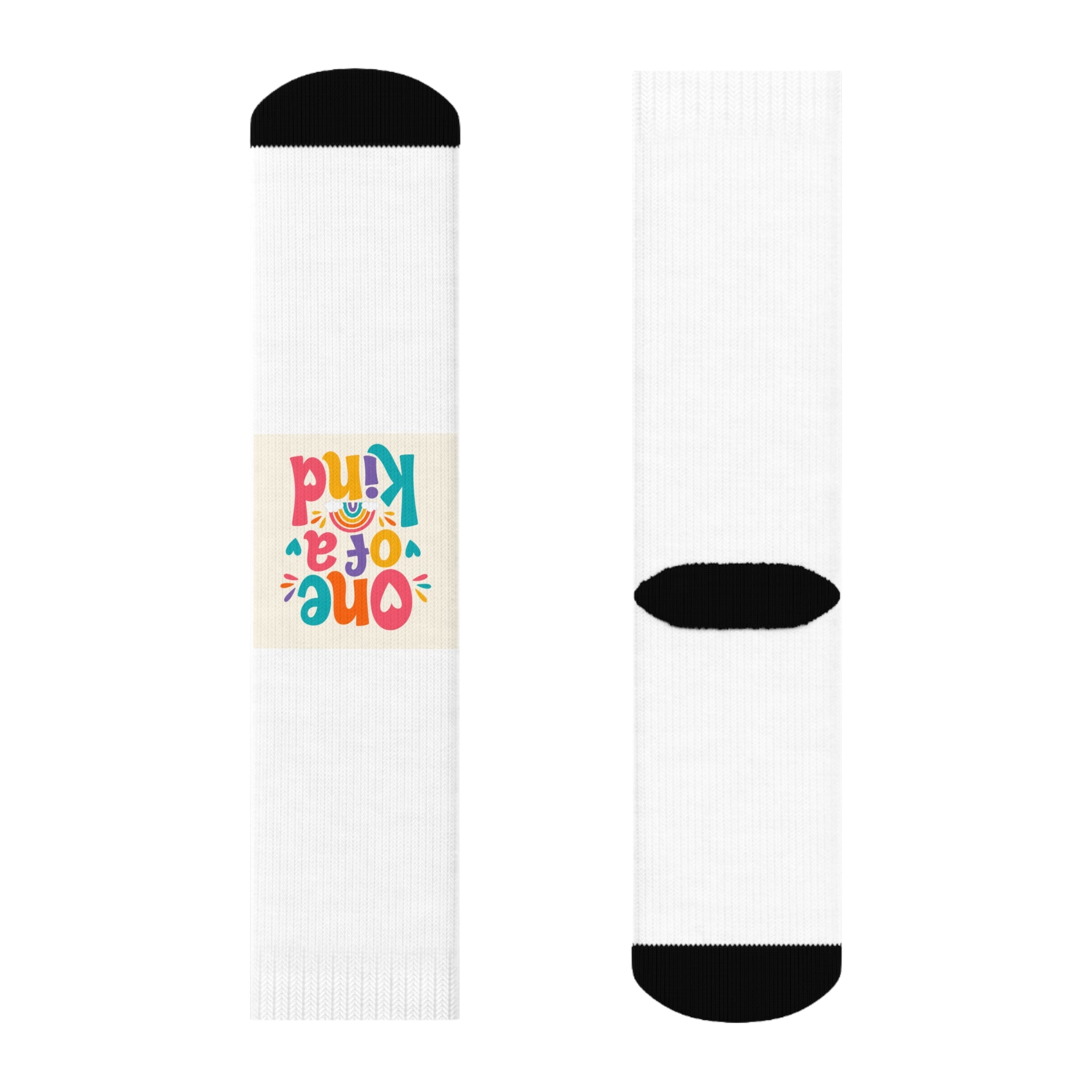 One Of A Kind kids crew socks from the Nureli collection, view 3