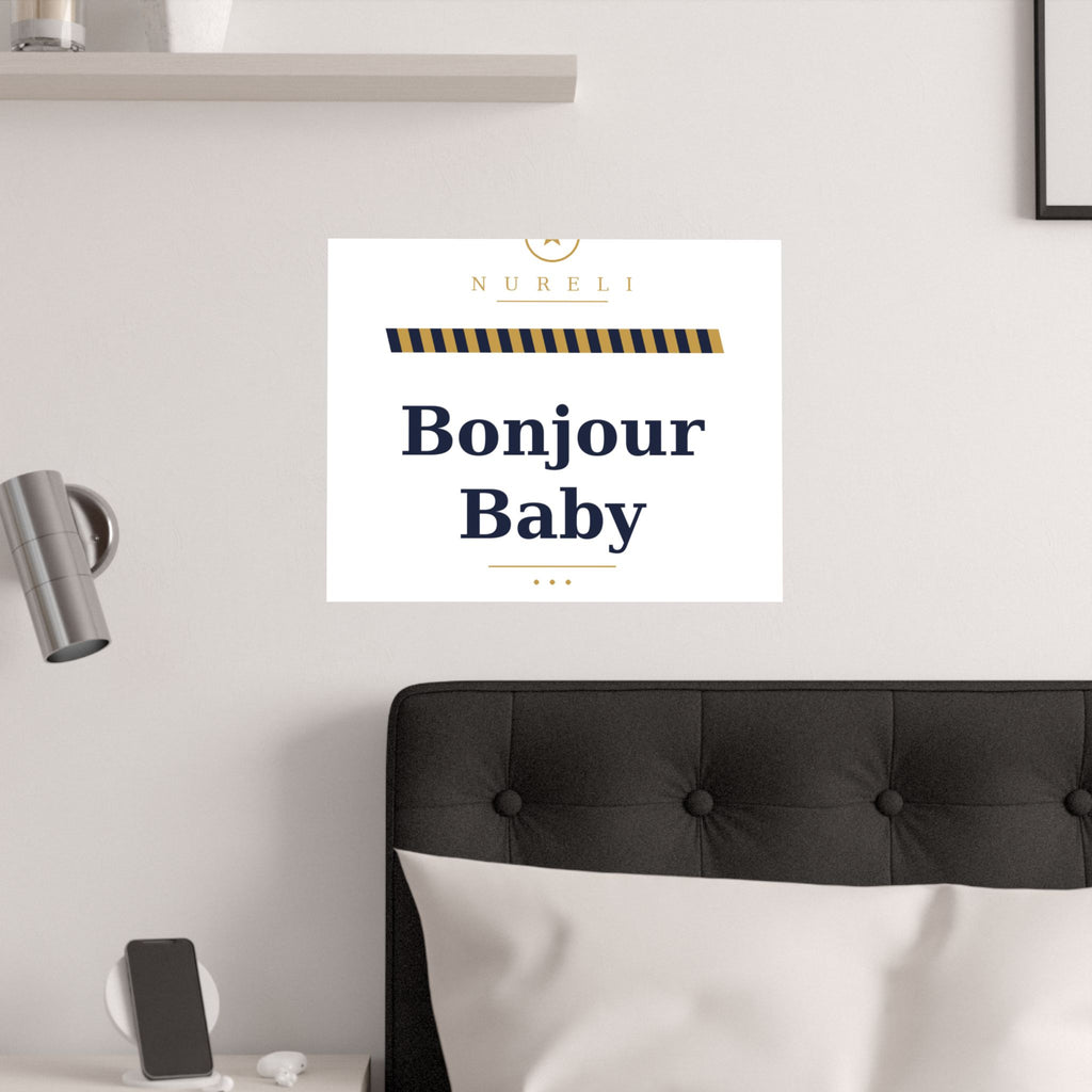 Bonjour Baby Art Print