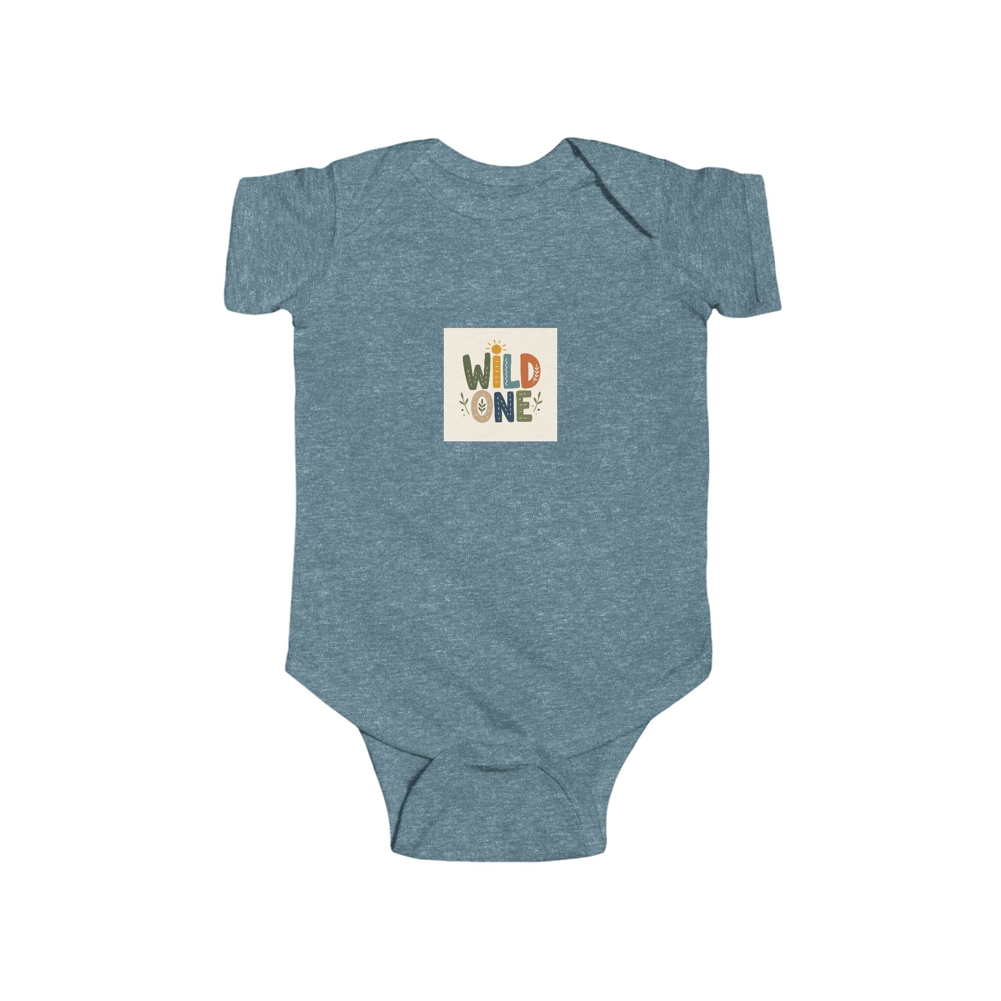 Wild One soft baby bodysuit from the Nureli collection, view 6