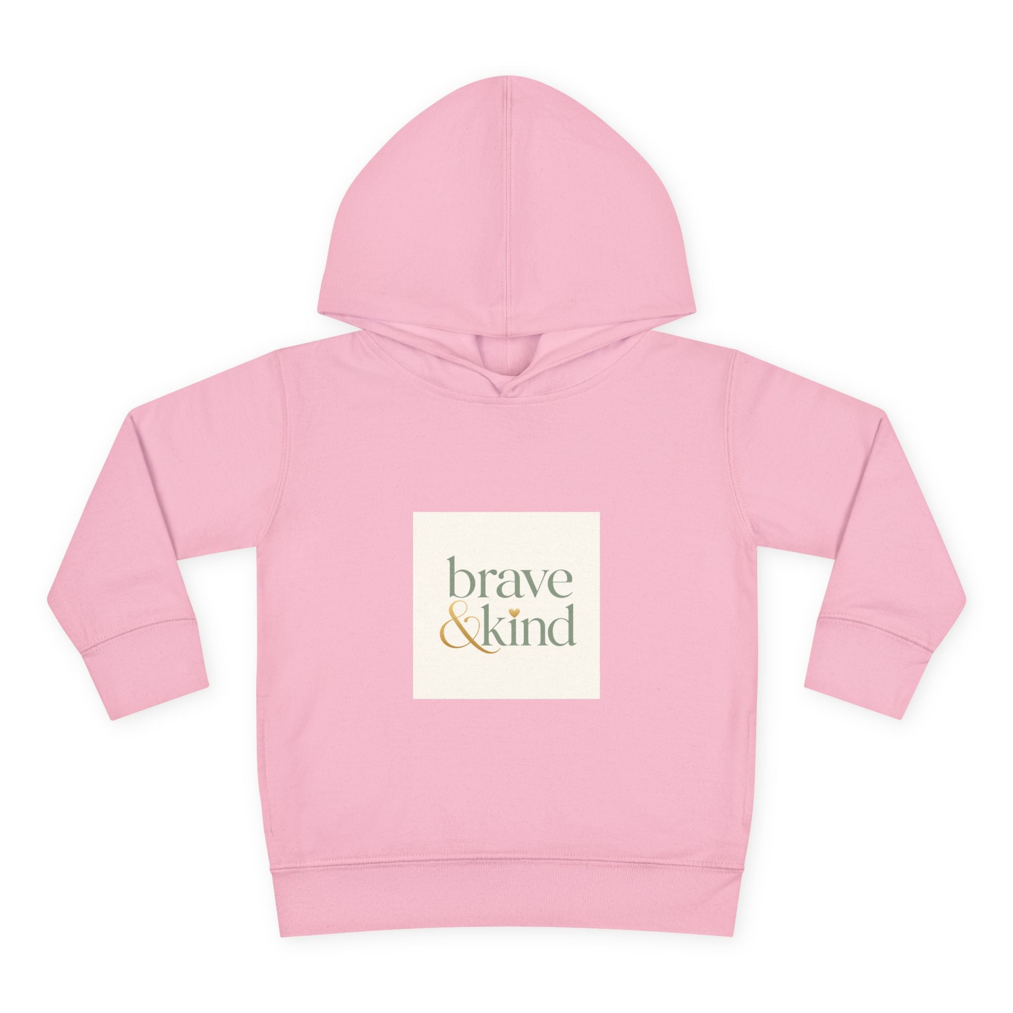 Brave And Kind soft toddler hoodie from the Nureli collection, view 12