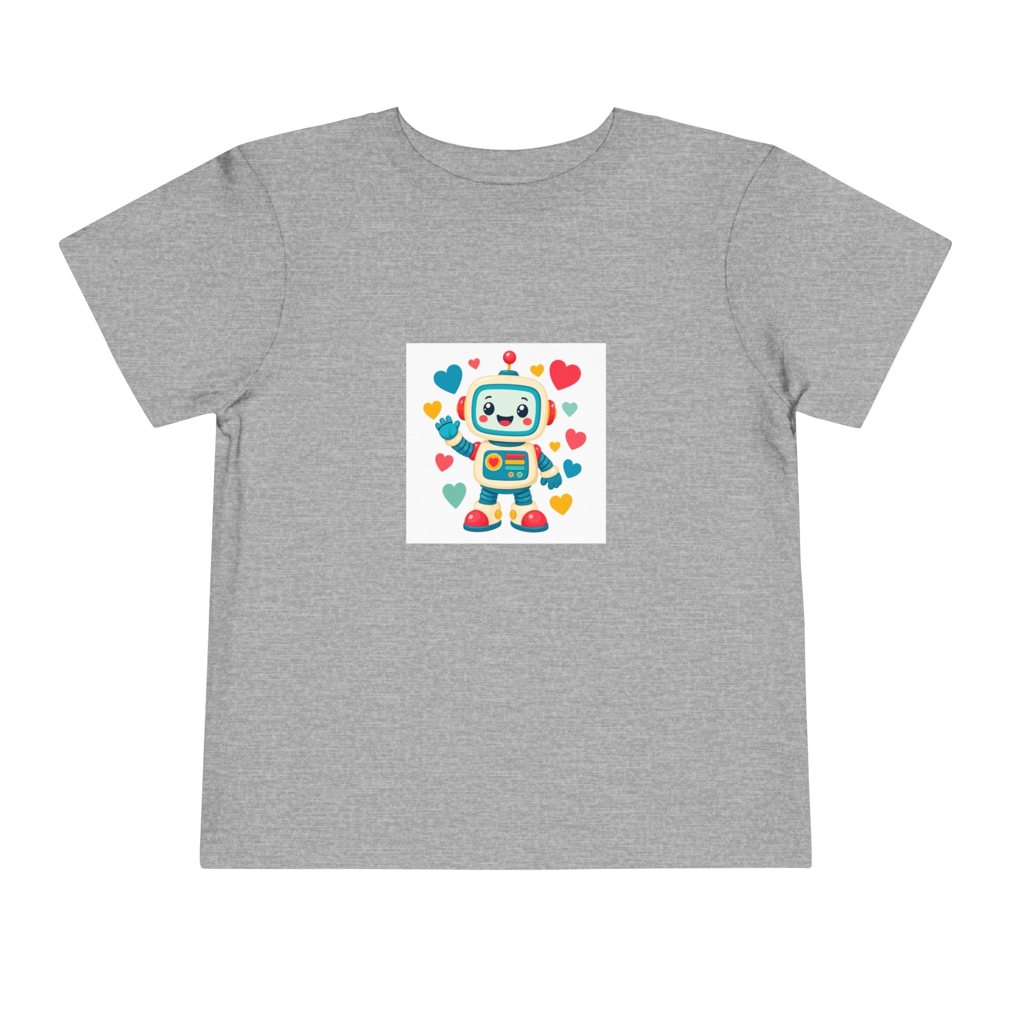 Beep Boop Robot soft toddler tee from the Nureli collection, view 10