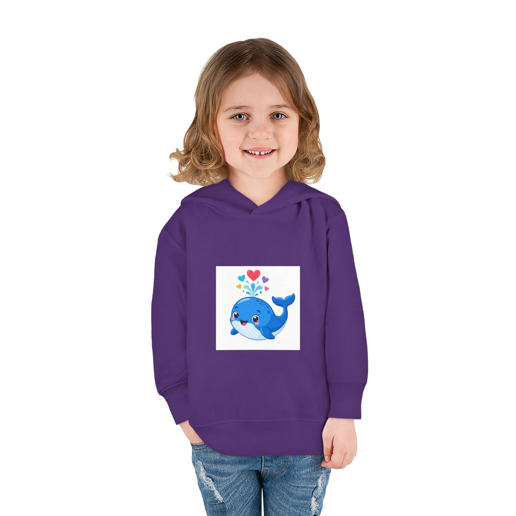 Happy Whale Toddler Hoodie — Nureli Kids
