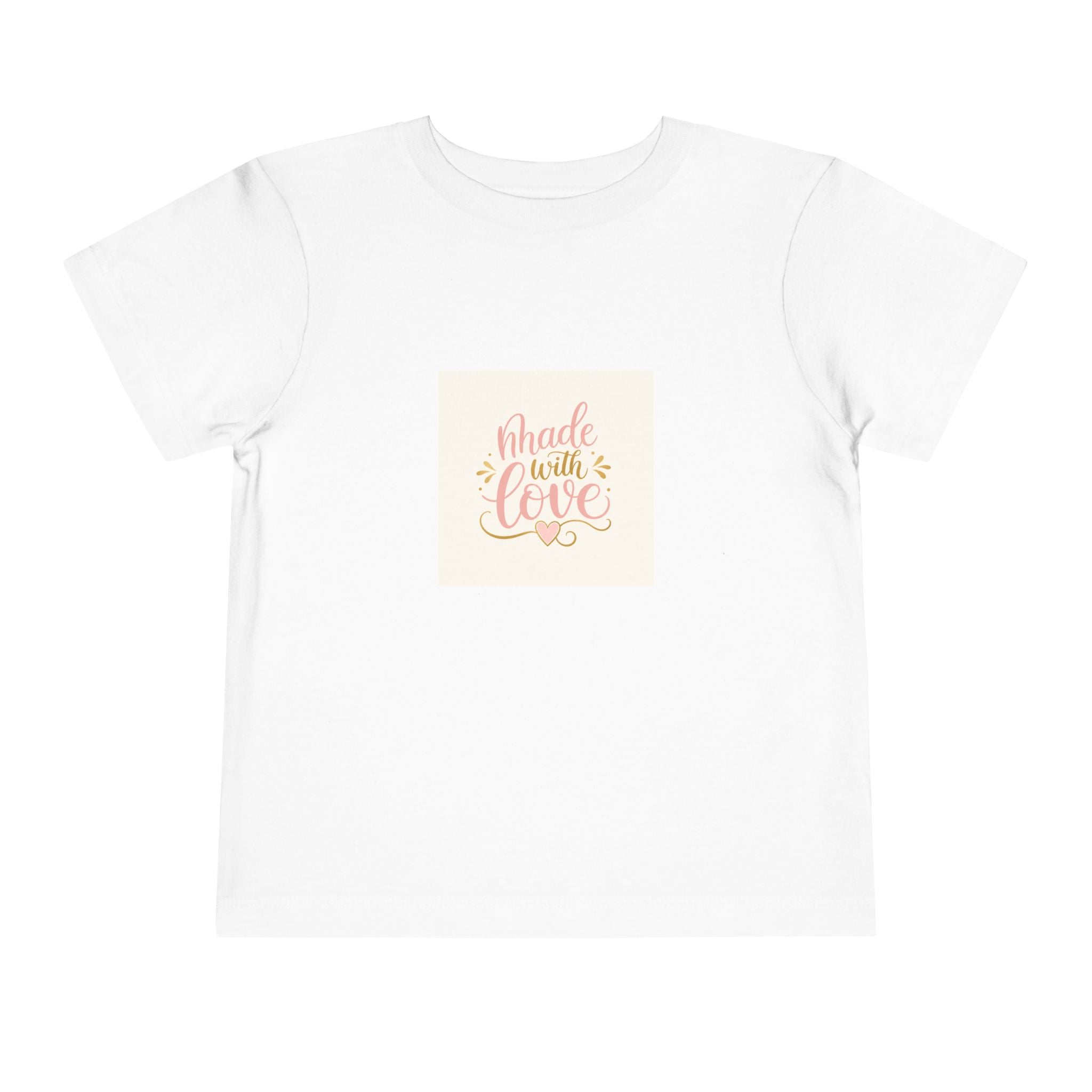 Made With Love toddler t-shirt for kids ages 2-5 by Nureli Kids