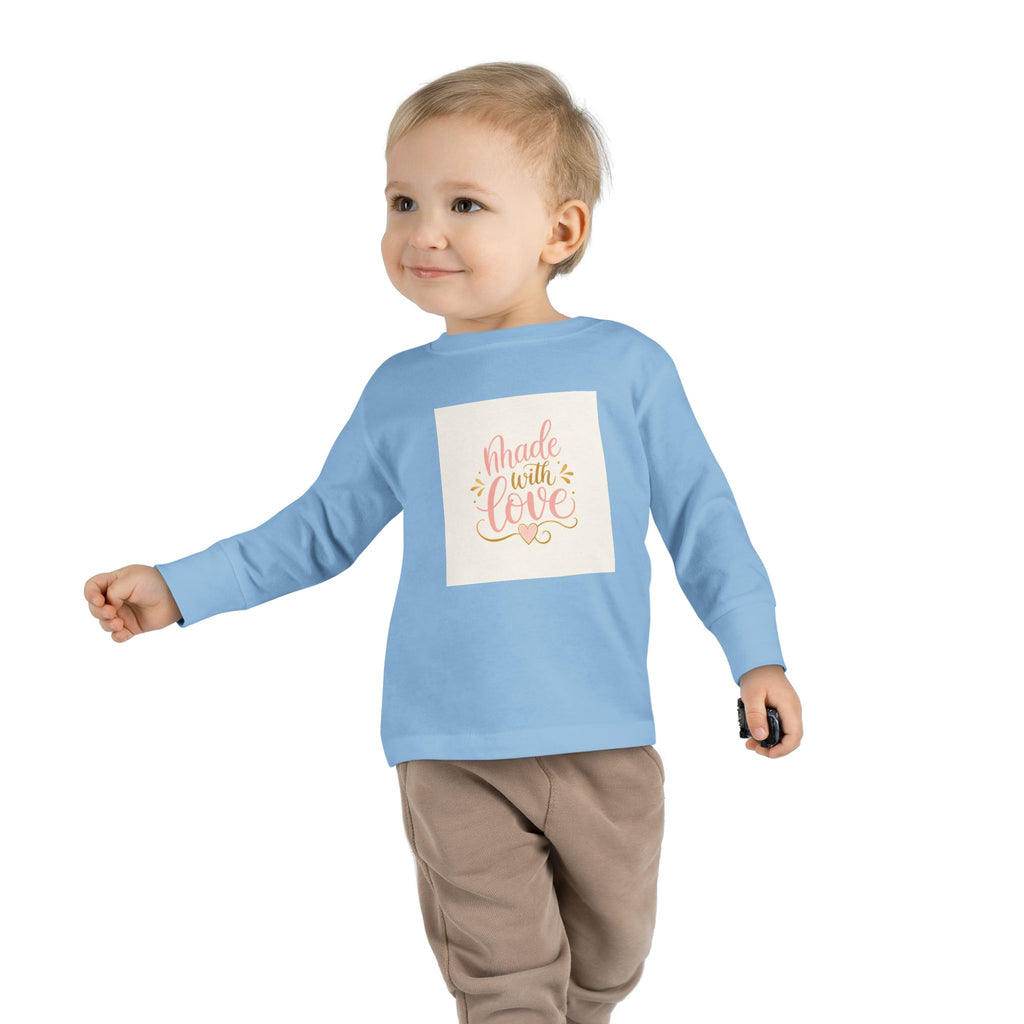 Made With Love Toddler Long-Sleeve Tee - Nureli Kids