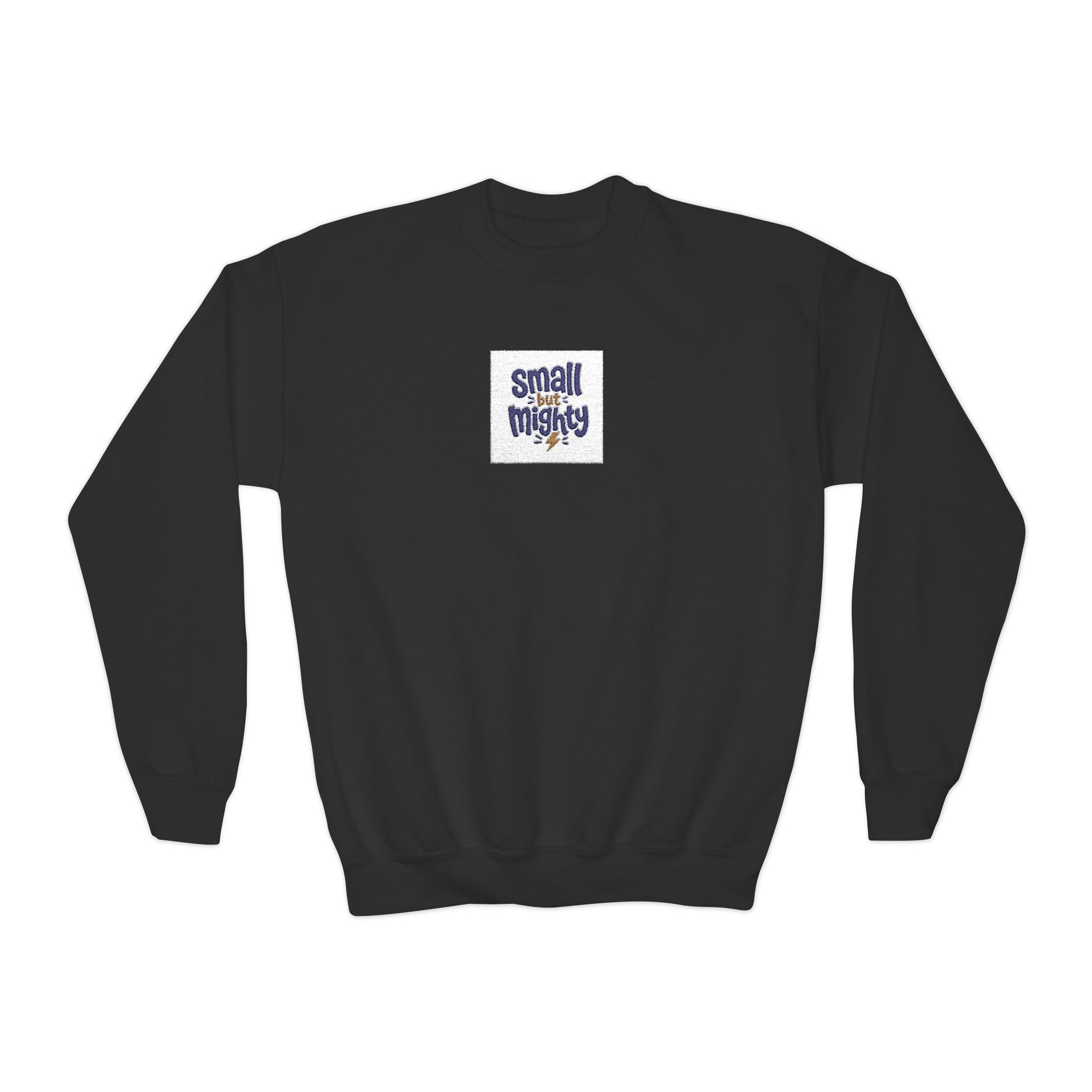 Small But Mighty Kids Sweatshirt from the Nureli collection, view 2