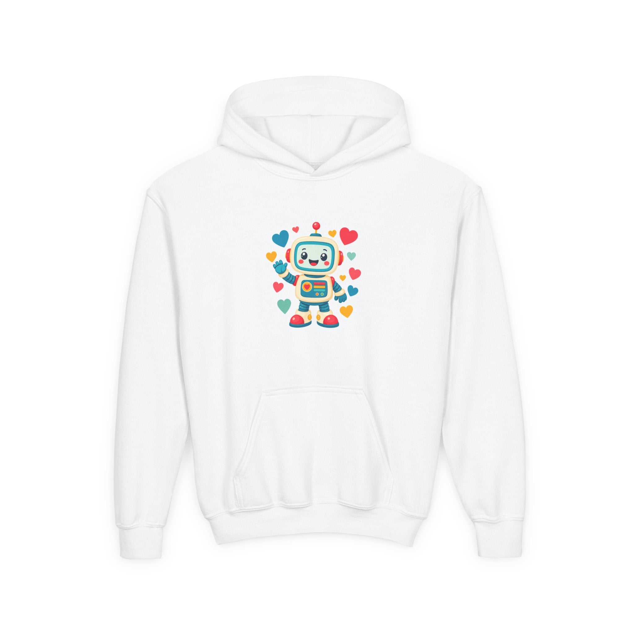 Beep Boop Robot kids hoodie by Nureli Kids