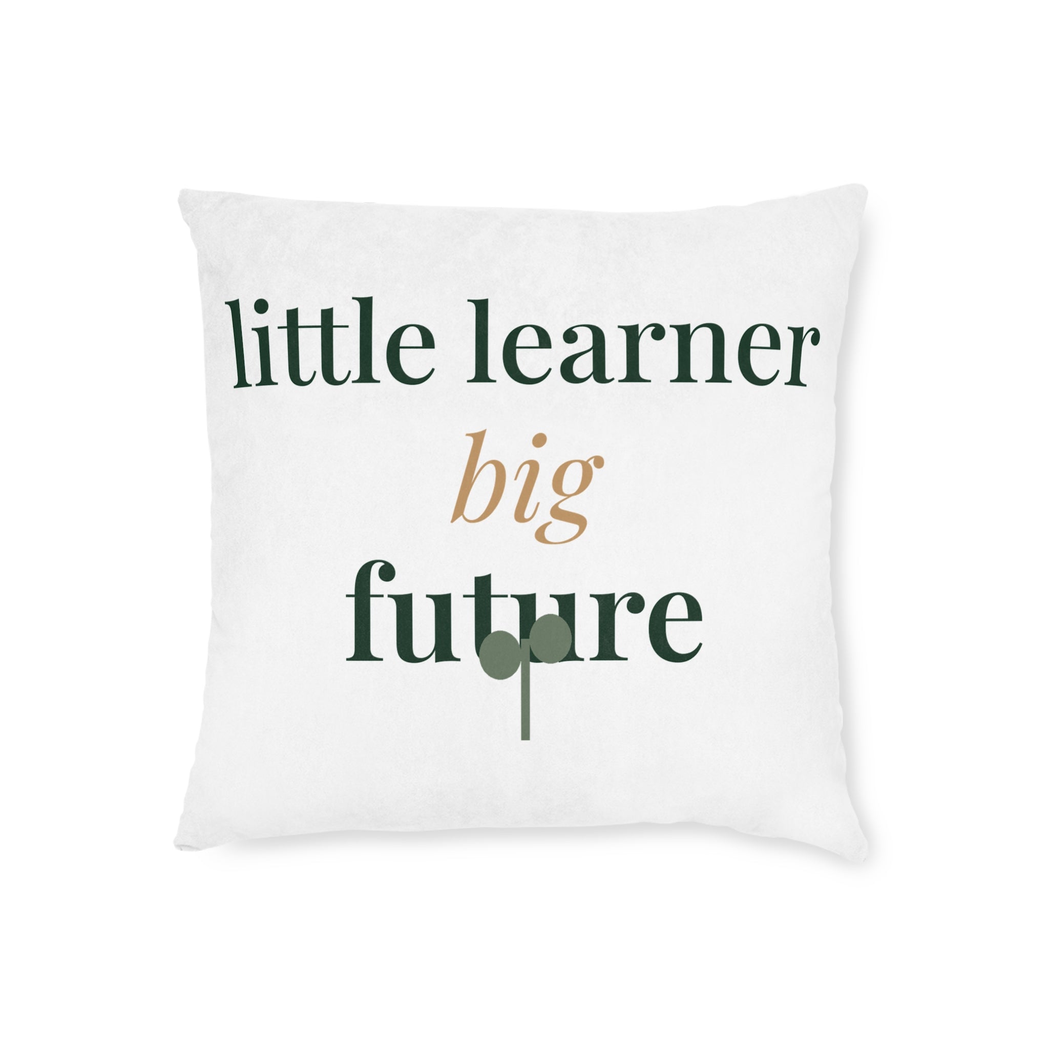 Little learner, big future Pillow