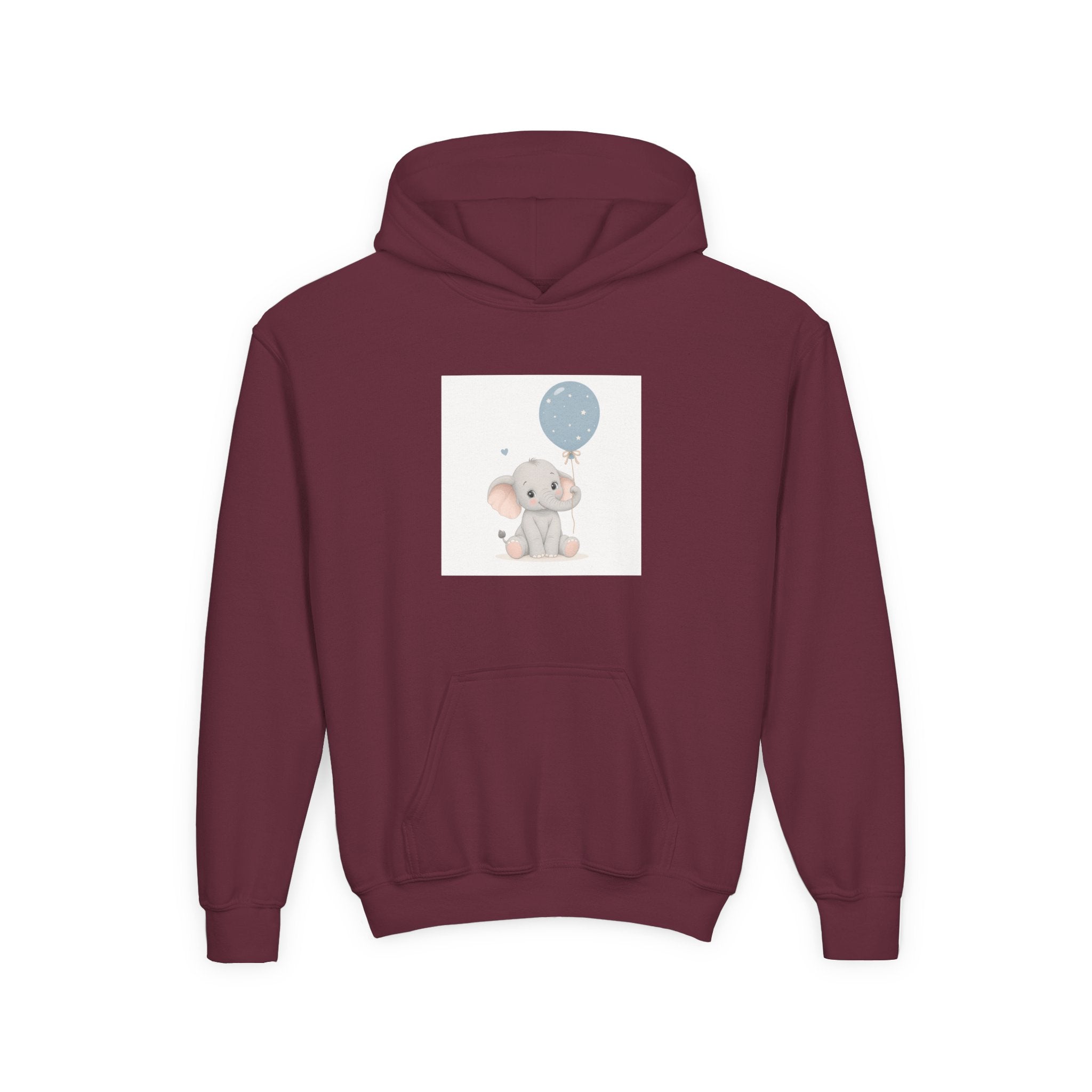 Little Elephant soft toddler hoodie from the Nureli collection, view 6