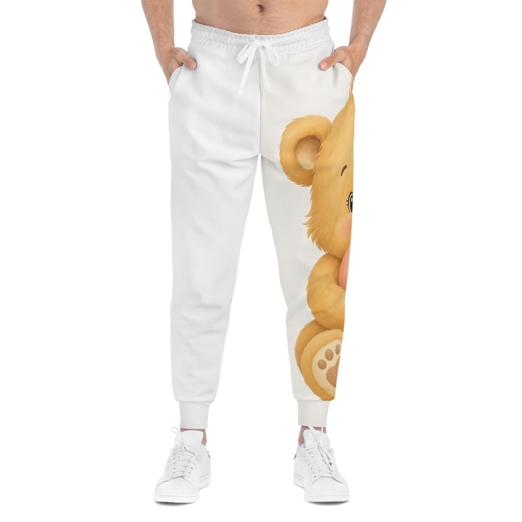 Cozy Bear kids athletic shorts from the Nureli collection, view 3