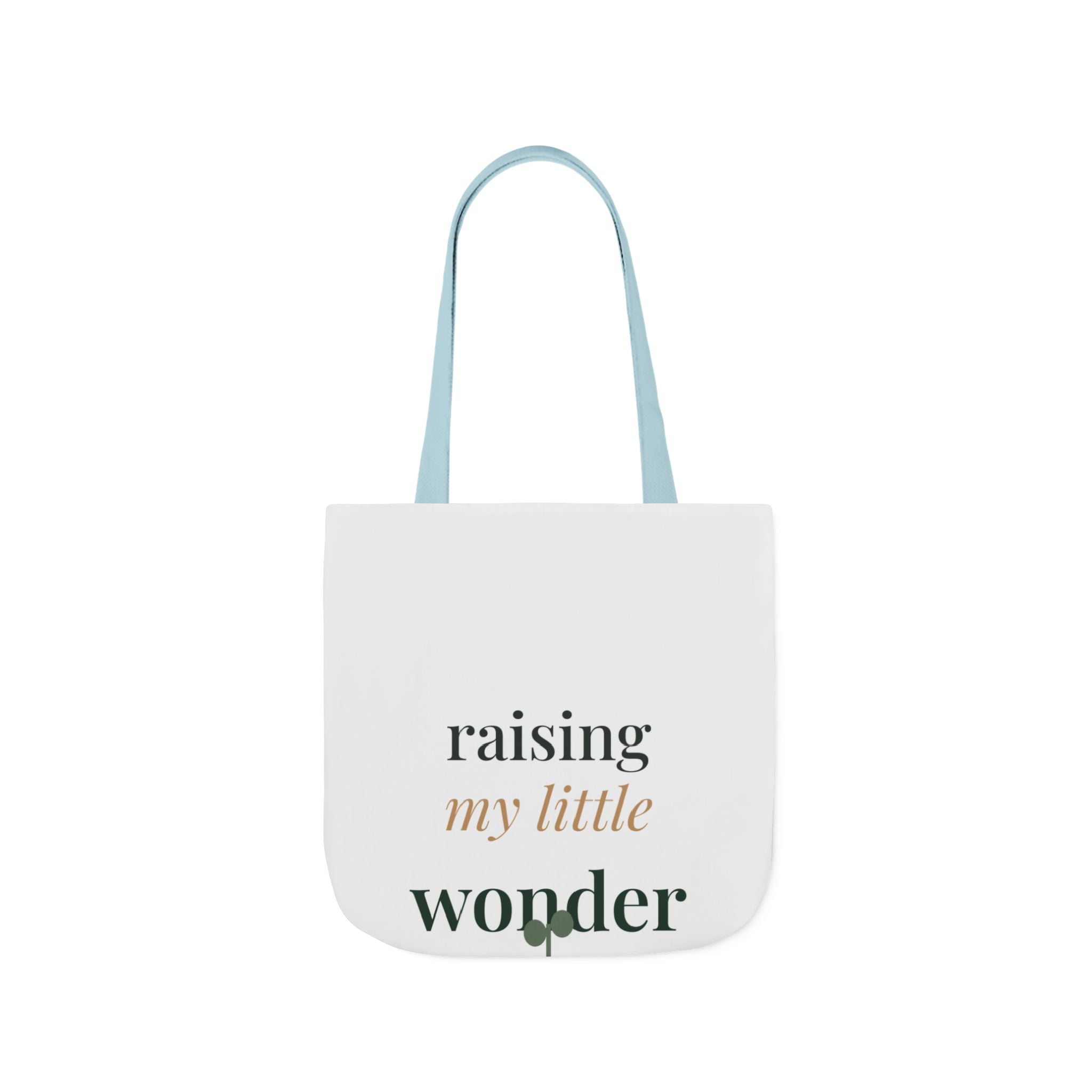 Raising my little wonder Tote canvas tote bag from the Nureli collection, view 8