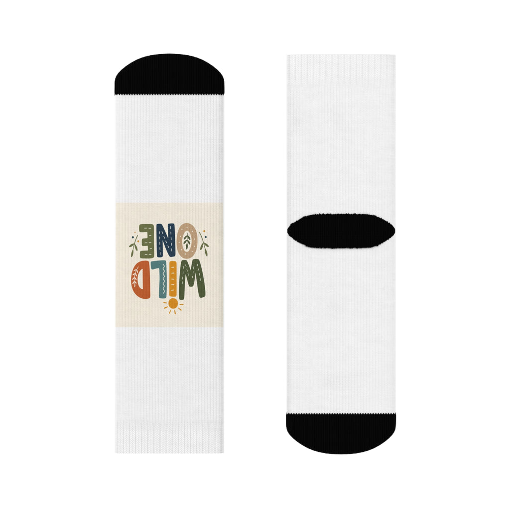 Wild One kids crew socks by Nureli Kids