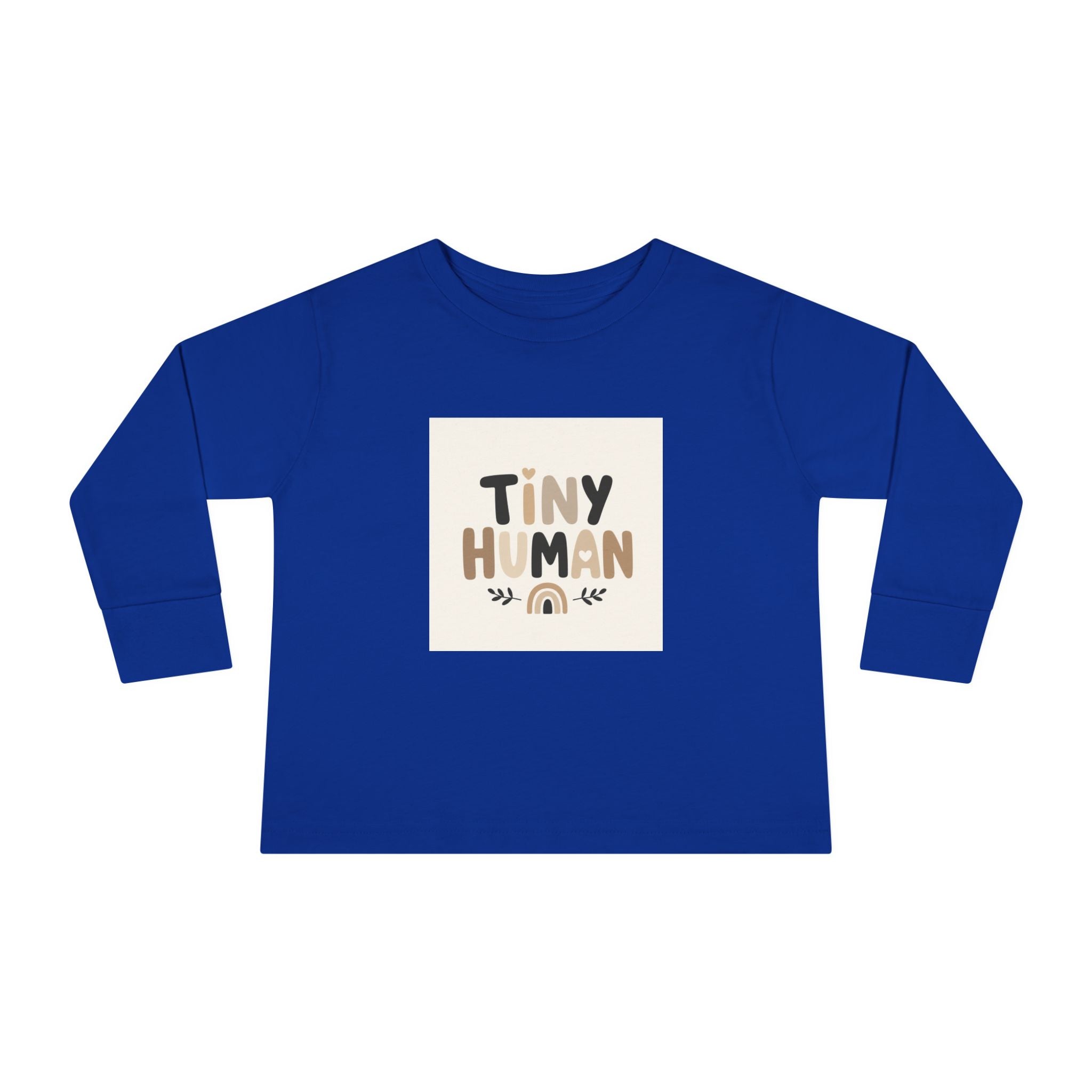 Tiny Human kids long-sleeve tee from the Nureli collection, view 4
