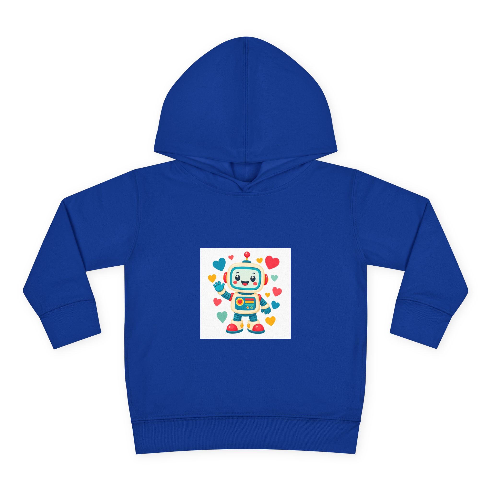 Beep Boop Robot soft toddler hoodie from the Nureli collection, view 7