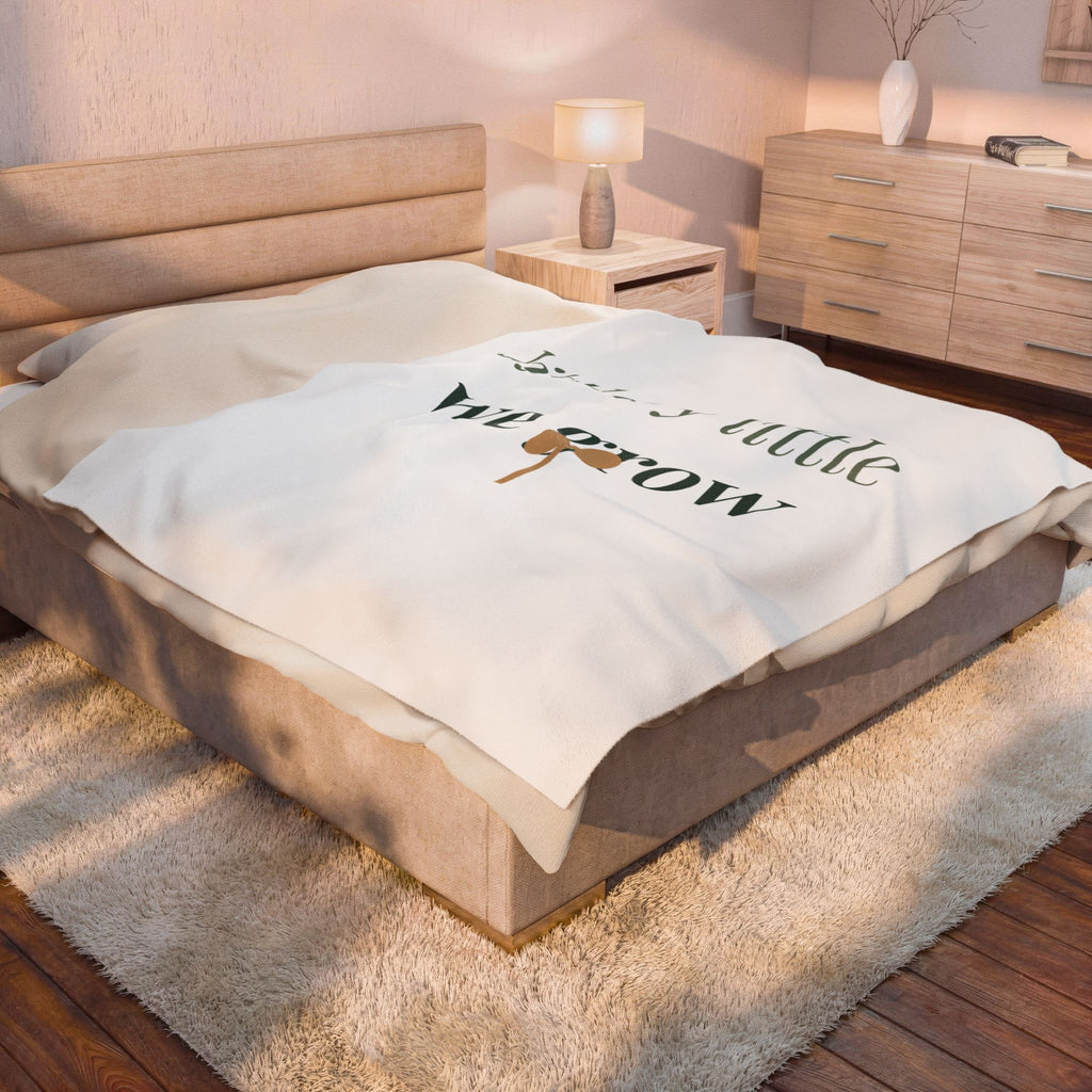 Little by little we grow Blanket