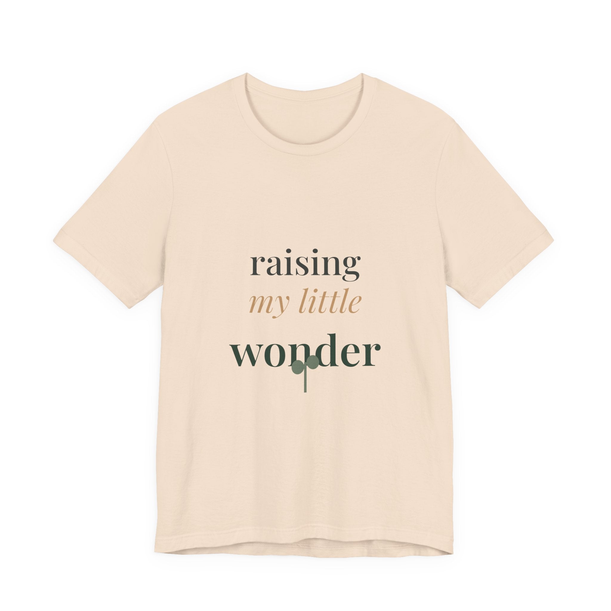 Raising my little wonder soft cotton tee from the Nureli collection, view 4
