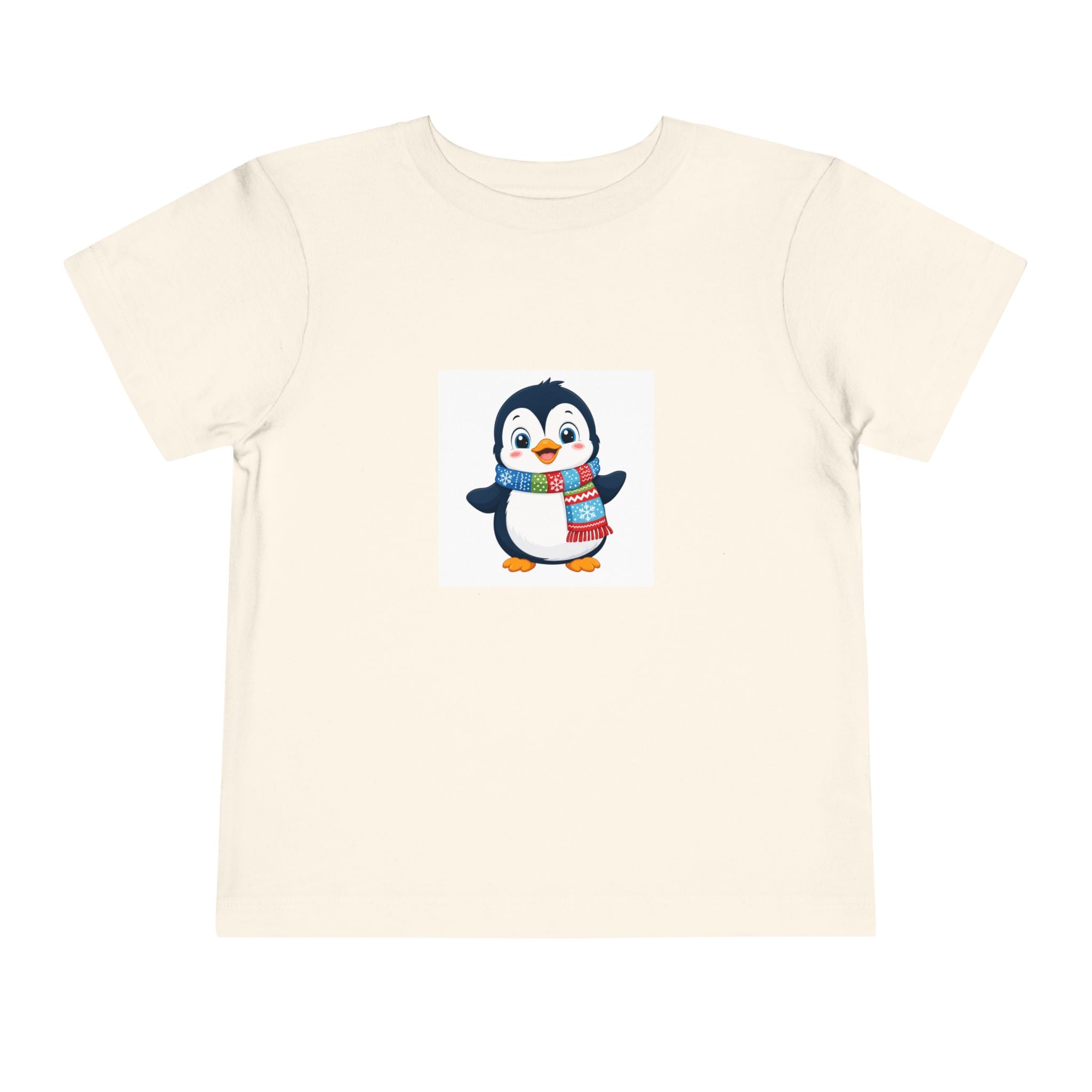 Waddle Penguin soft toddler tee from the Nureli collection, view 4