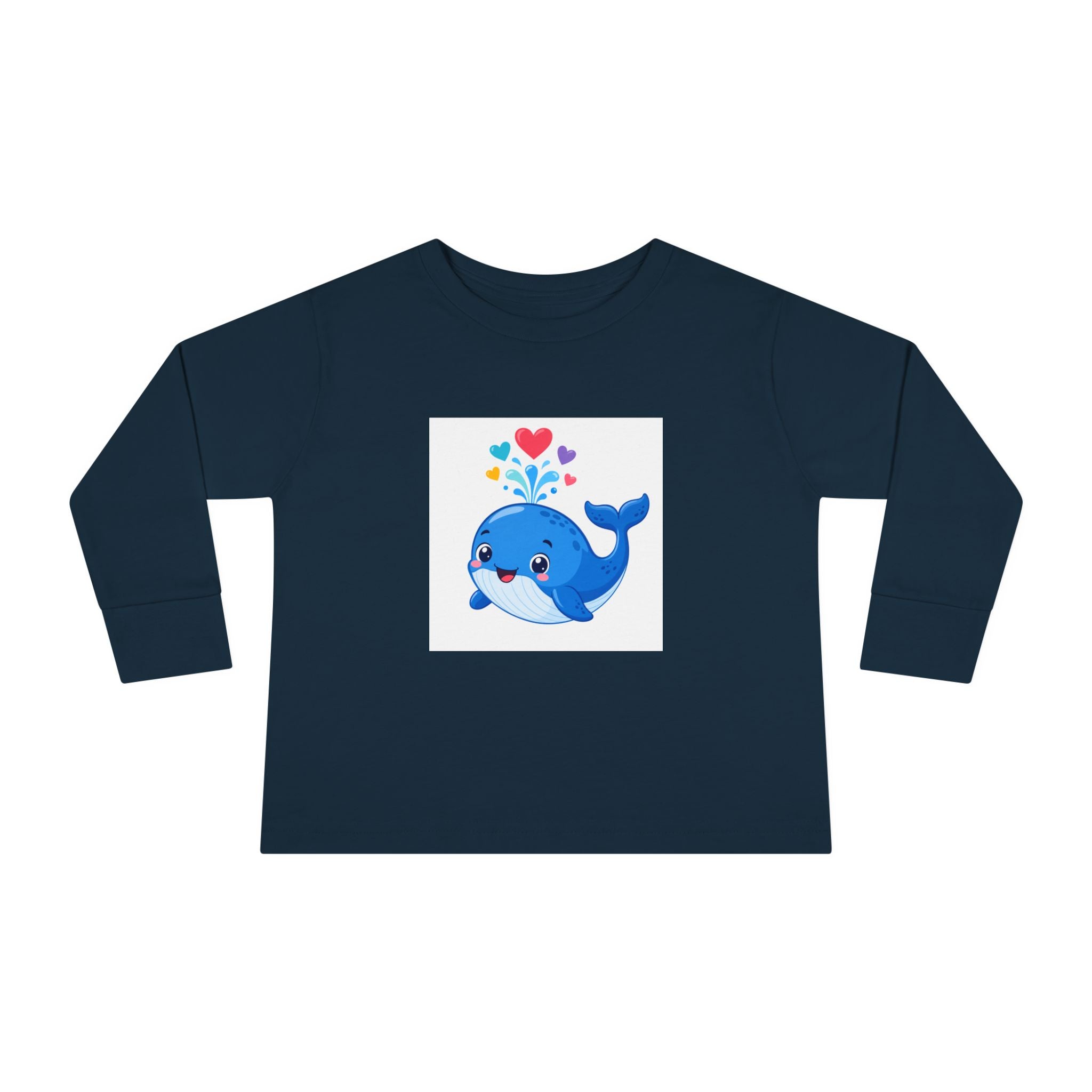 Happy Whale Toddler Long-Sleeve Tee — Nureli Kids
