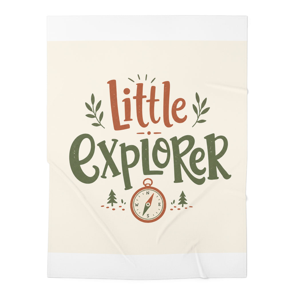 Little Explorer baby swaddle blanket for newborns by Nureli Kids