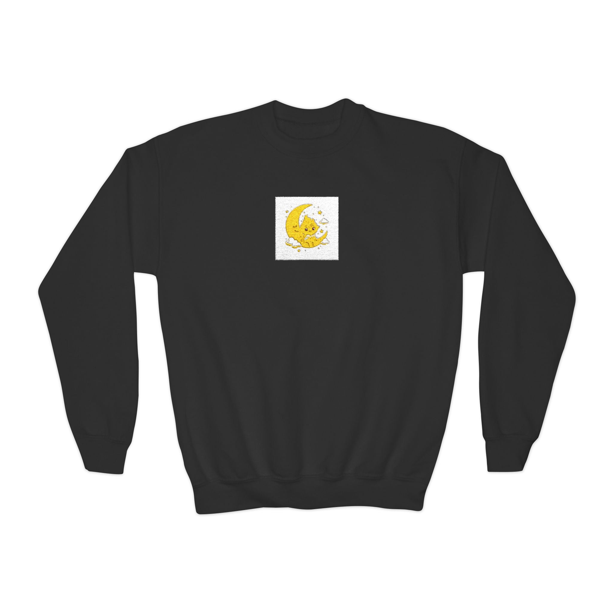 Lumi on the Moon kids crew sweatshirt from the Nureli collection, view 2