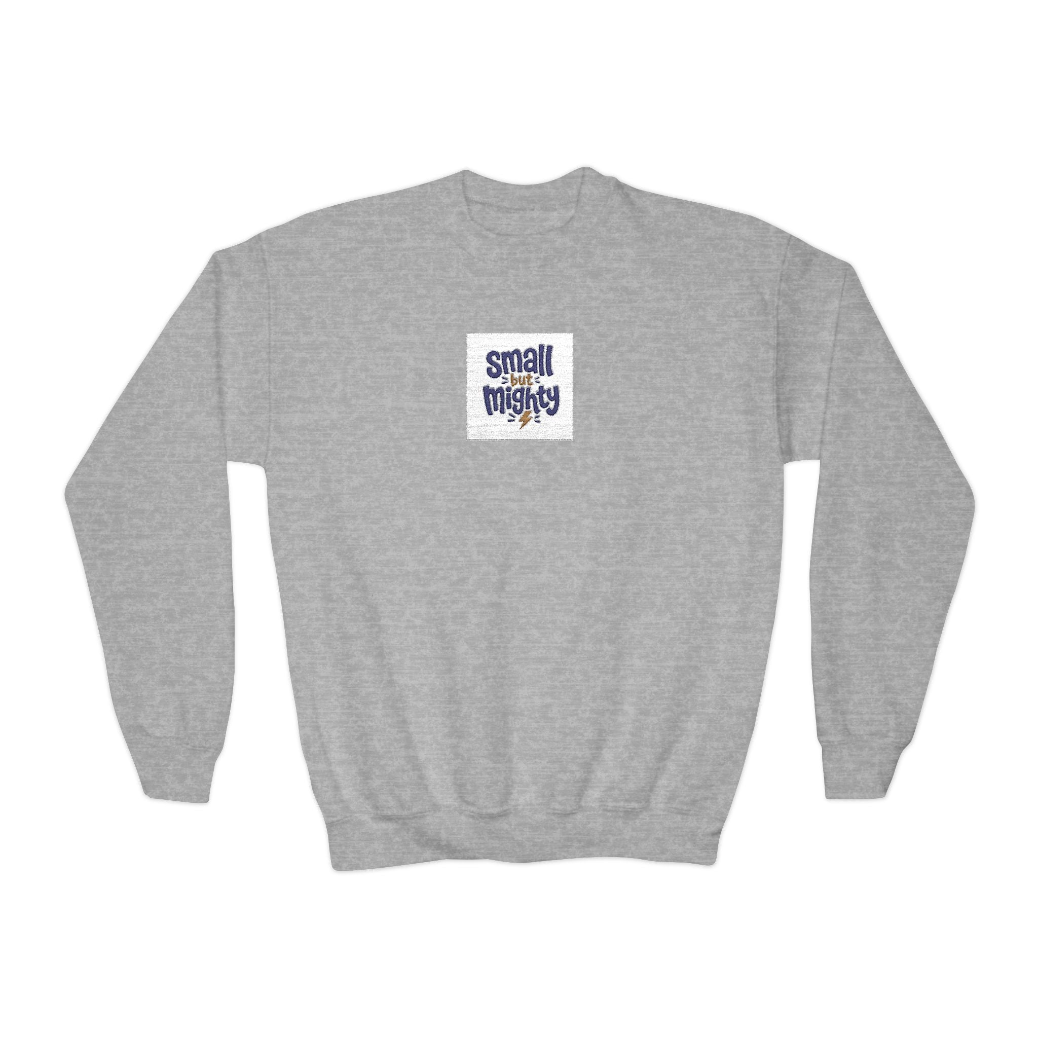 Small But Mighty Kids Sweatshirt from the Nureli collection, view 3