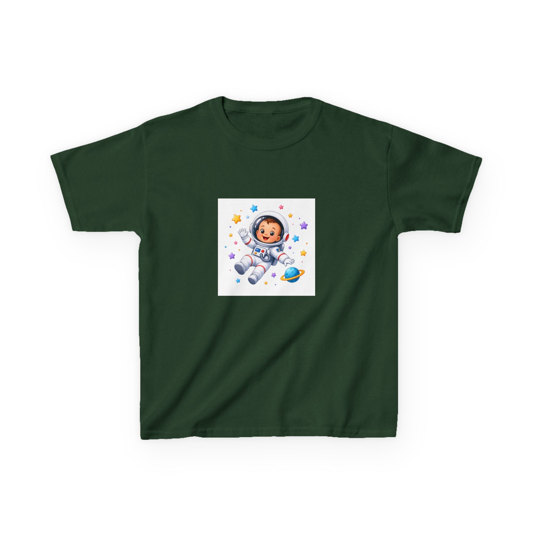 Little Astronaut soft kids tee from the Nureli collection, view 6