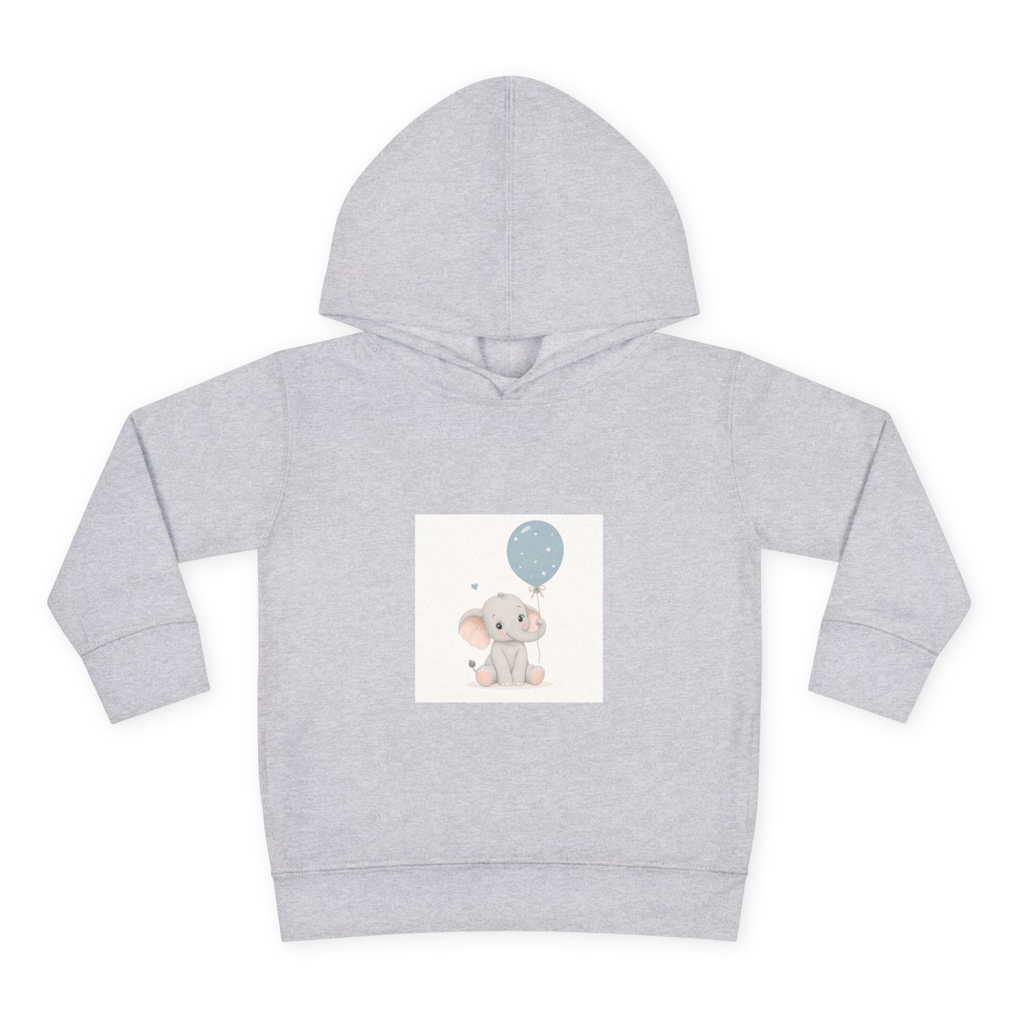 Little Elephant soft toddler hoodie from the Nureli collection, view 3