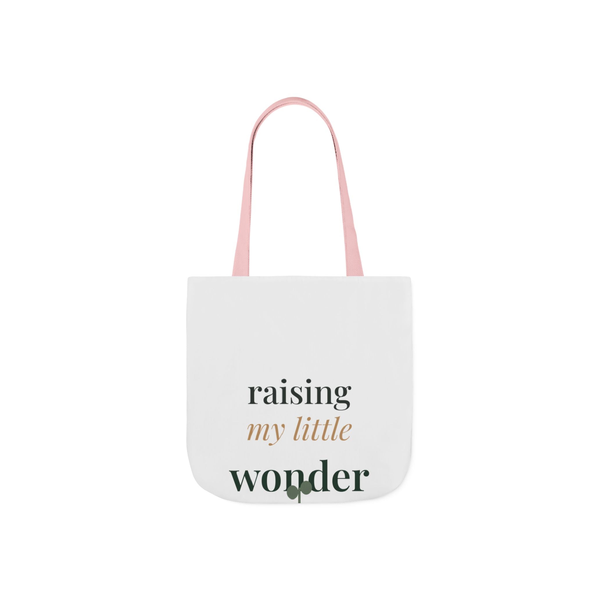 Raising my little wonder Tote canvas tote bag from the Nureli collection, view 4