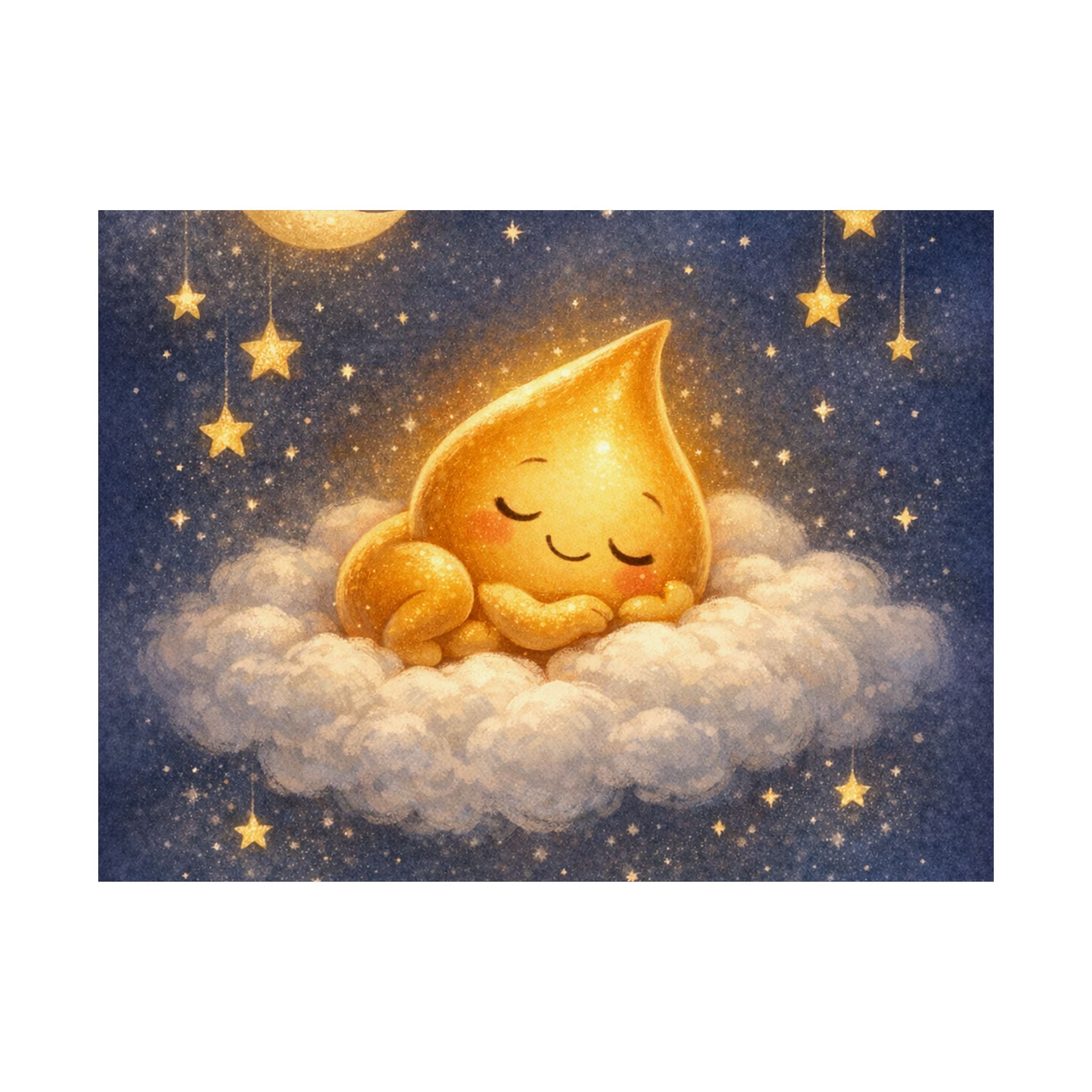Lumi wall art print from the Nureli collection, view 3
