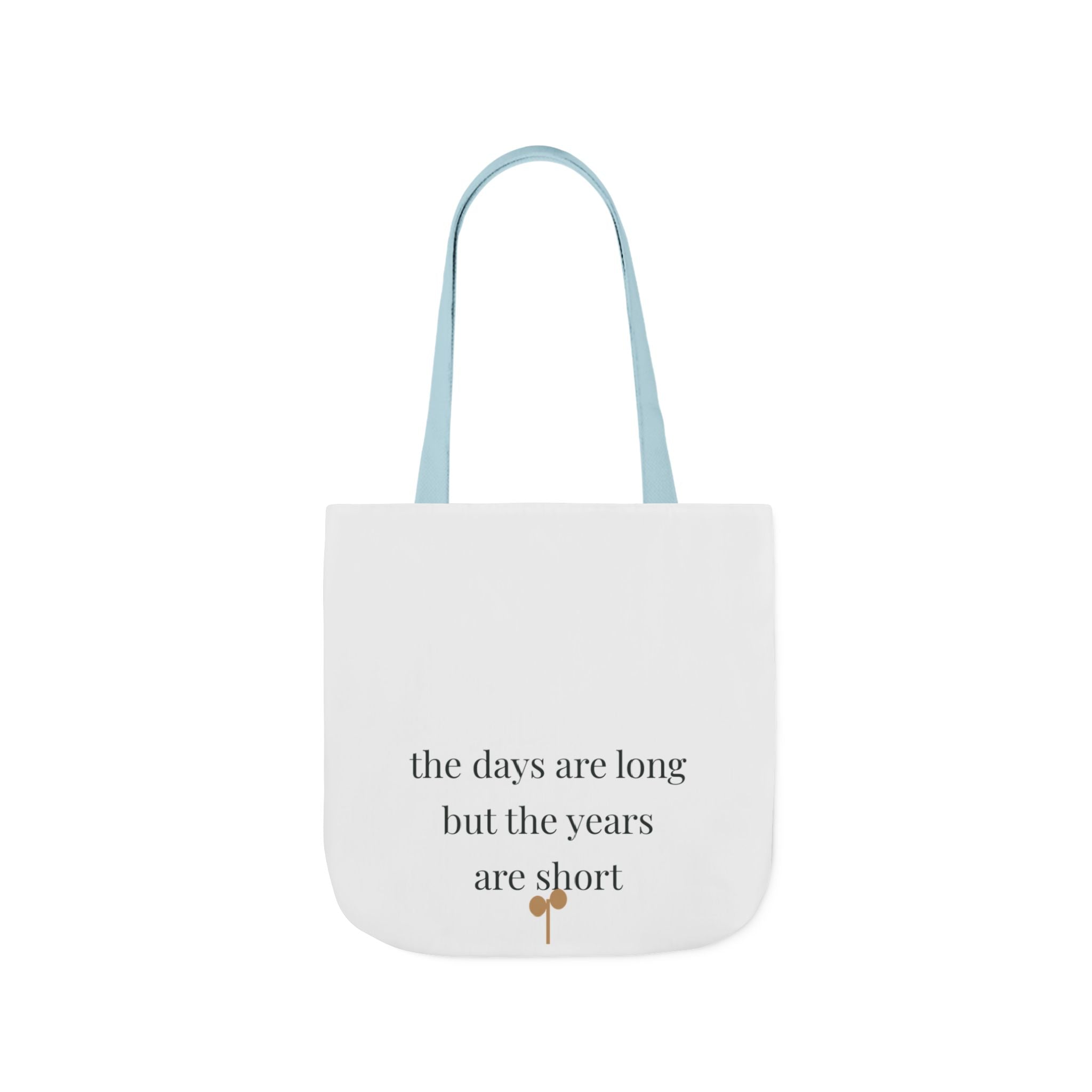 The days are long but the years are short Tote canvas tote bag from the Nureli collection, view 8