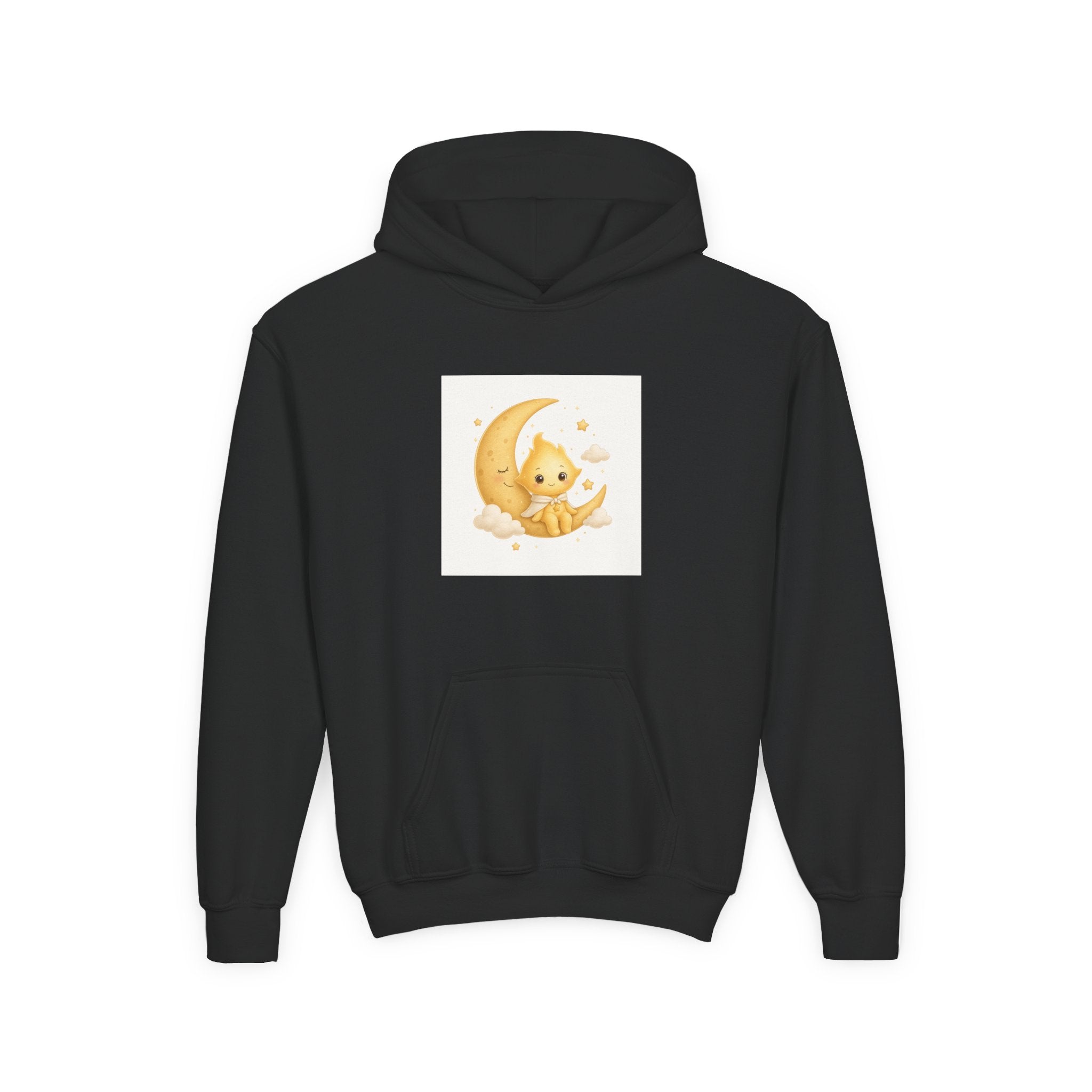 Lumi on the Moon soft toddler hoodie from the Nureli collection, view 2