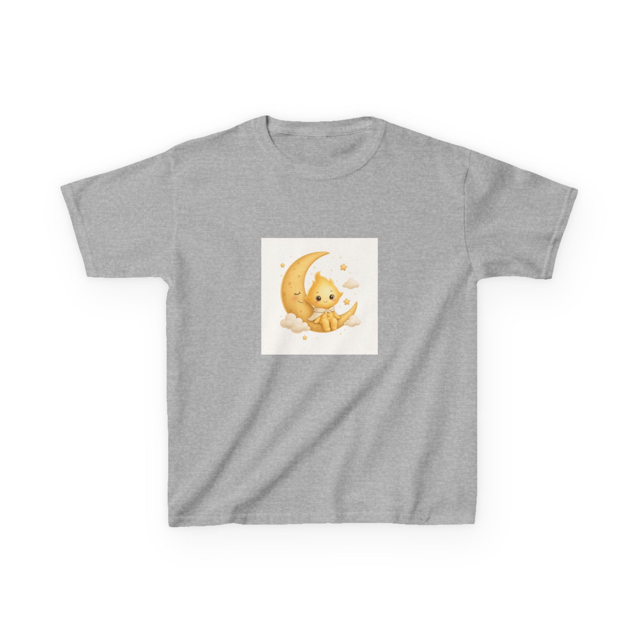 Lumi on the Moon soft kids tee from the Nureli collection, view 4