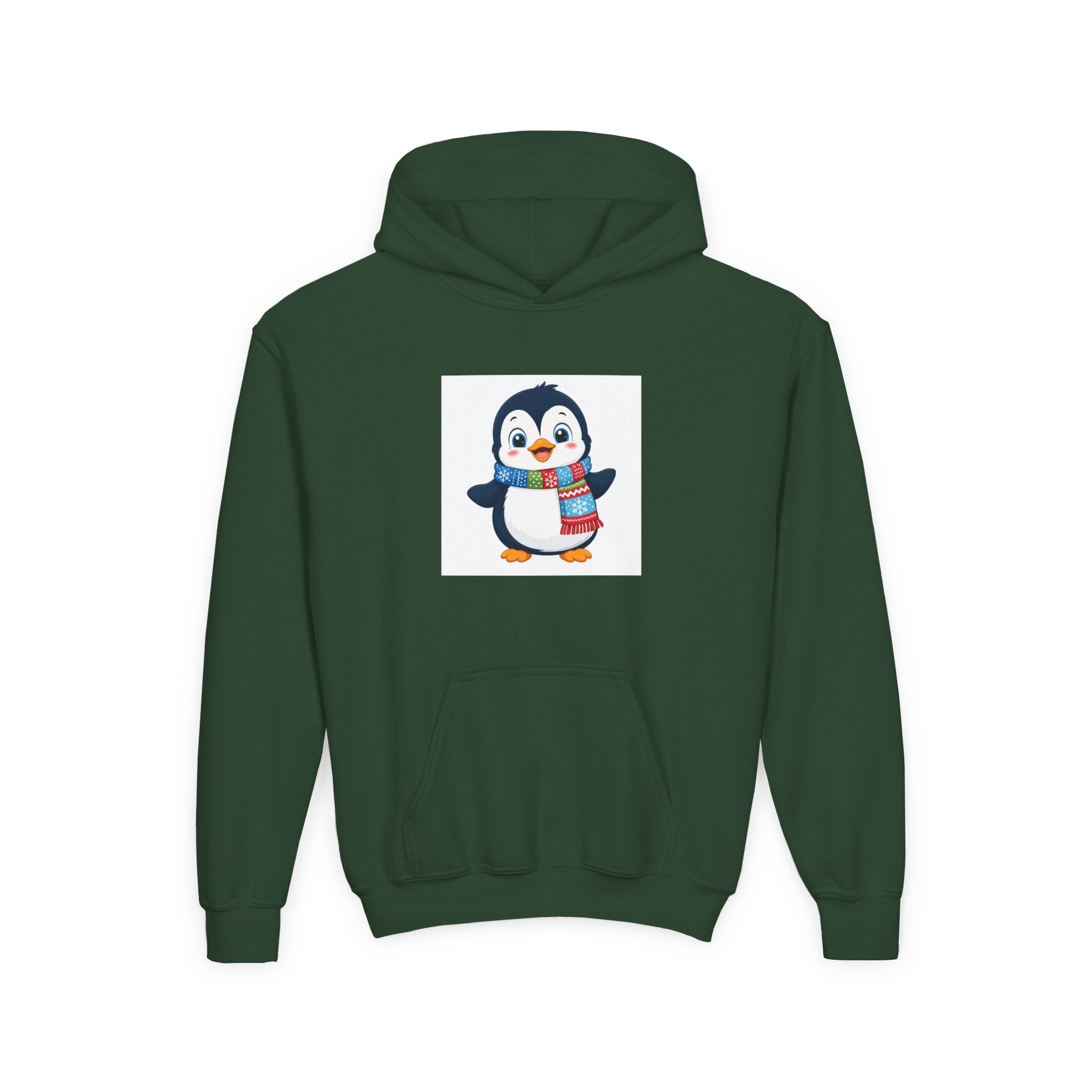 Waddle Penguin soft toddler hoodie from the Nureli collection, view 7