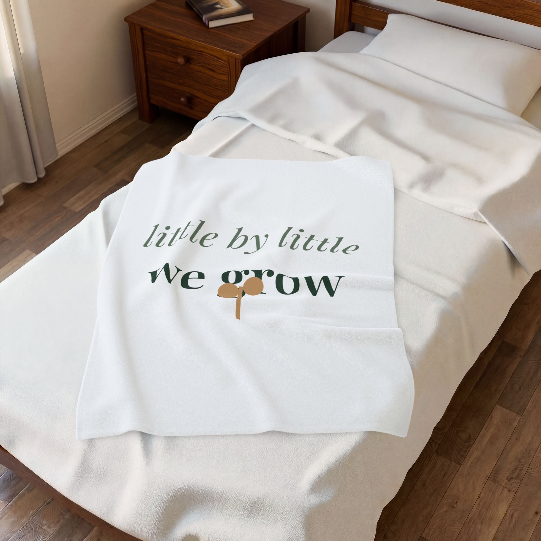 Little by little we grow Blanket