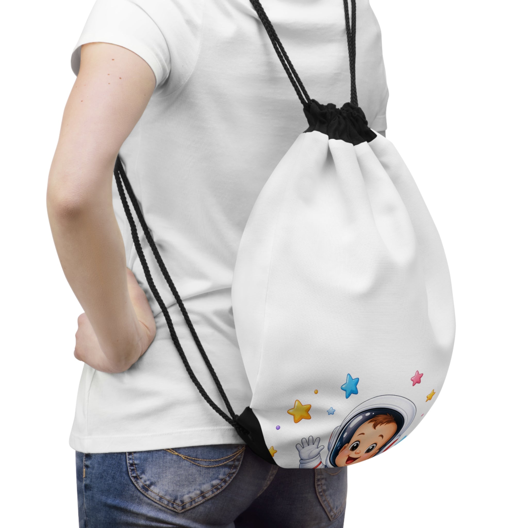 Little Astronaut Kids Drawstring Bag — Nureli Kids