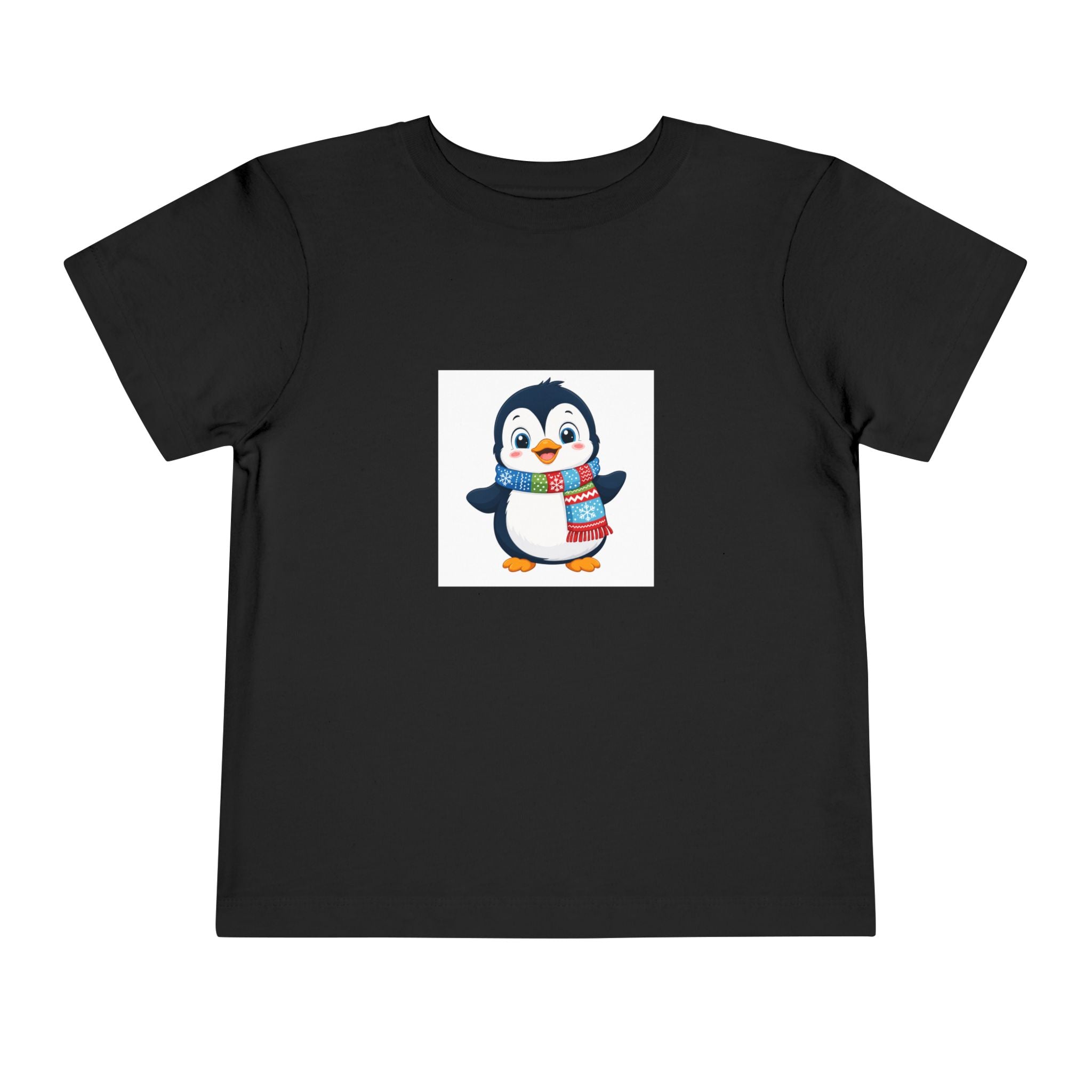Waddle Penguin soft toddler tee from the Nureli collection, view 3