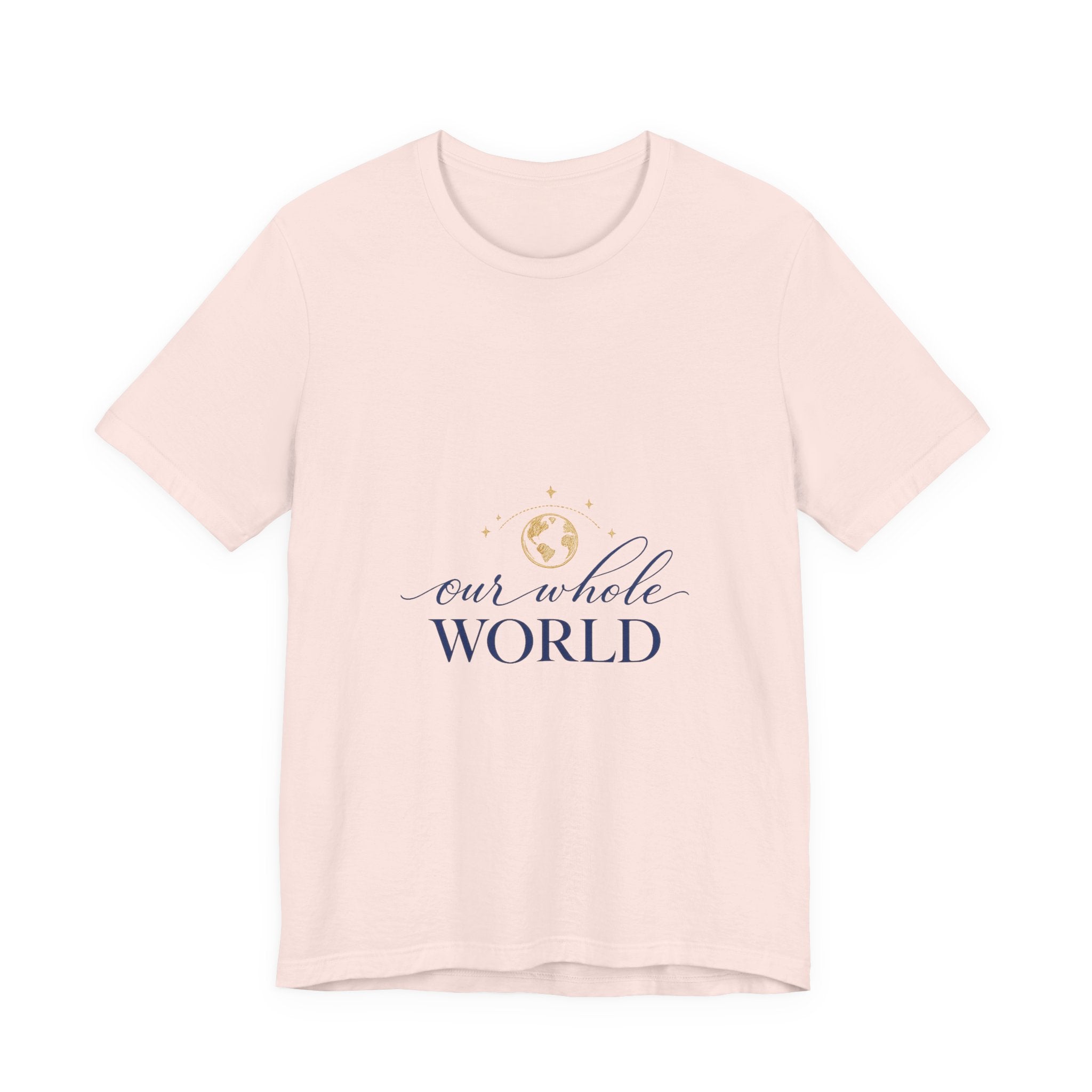Our Whole World soft cotton tee from the Nureli collection, view 2