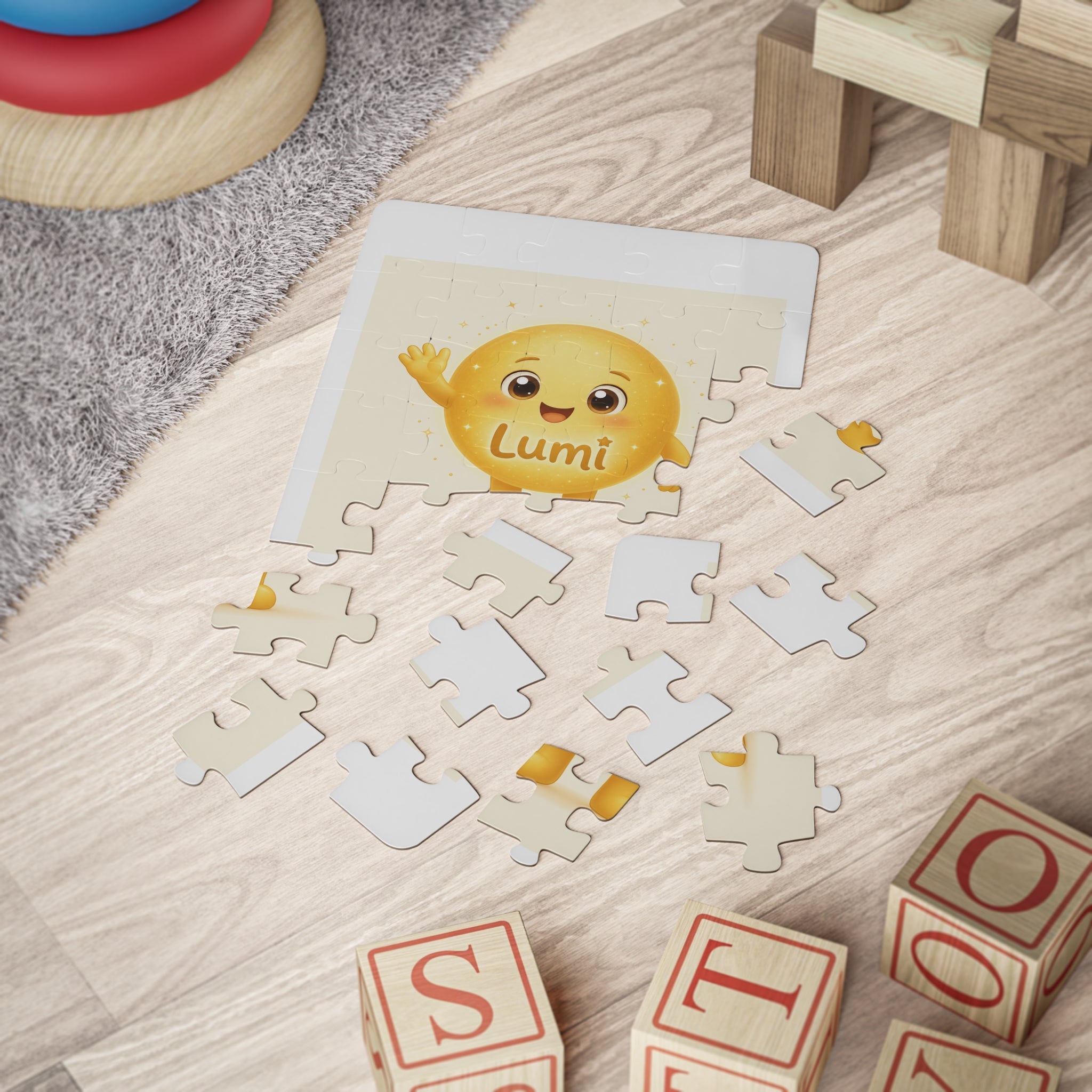 Lumi the Golden Star Kids Jigsaw Puzzle (30 pc) — Nureli Kids