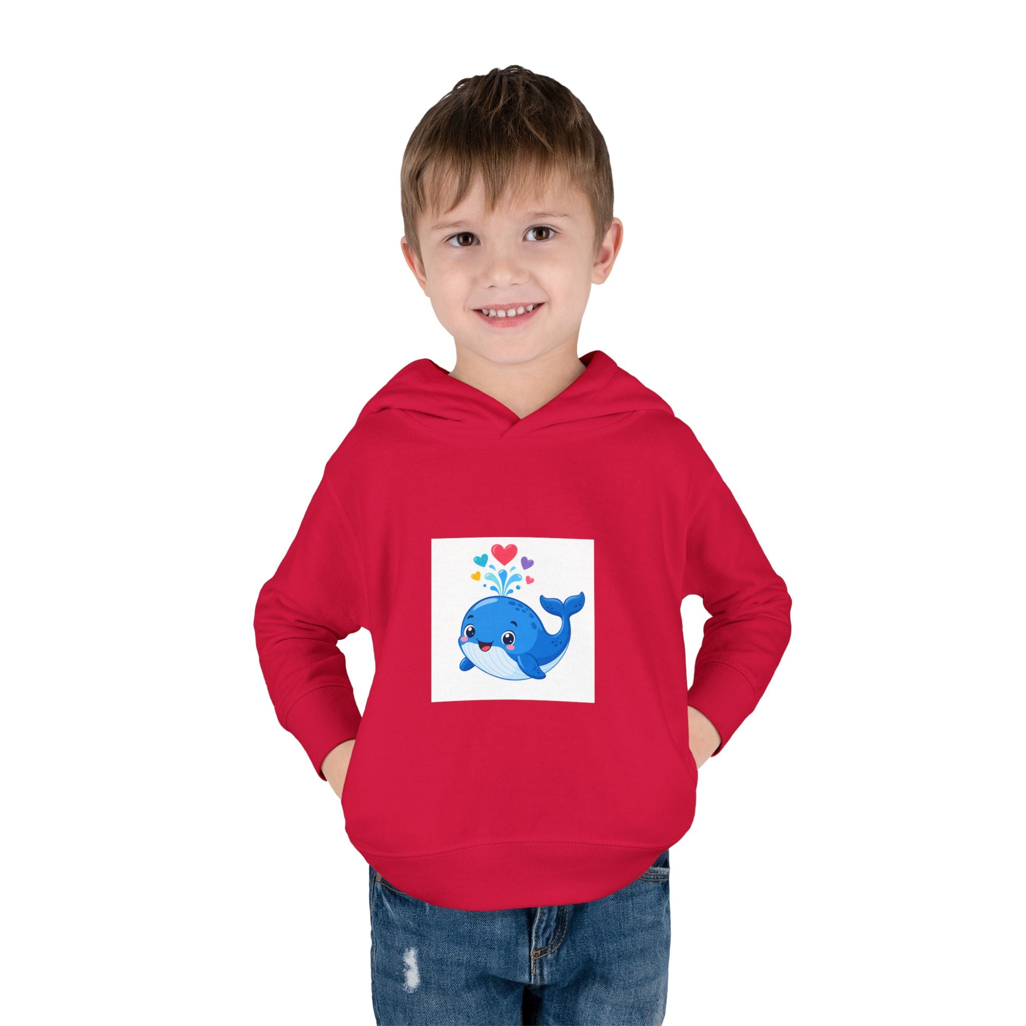 Happy Whale Toddler Hoodie — Nureli Kids