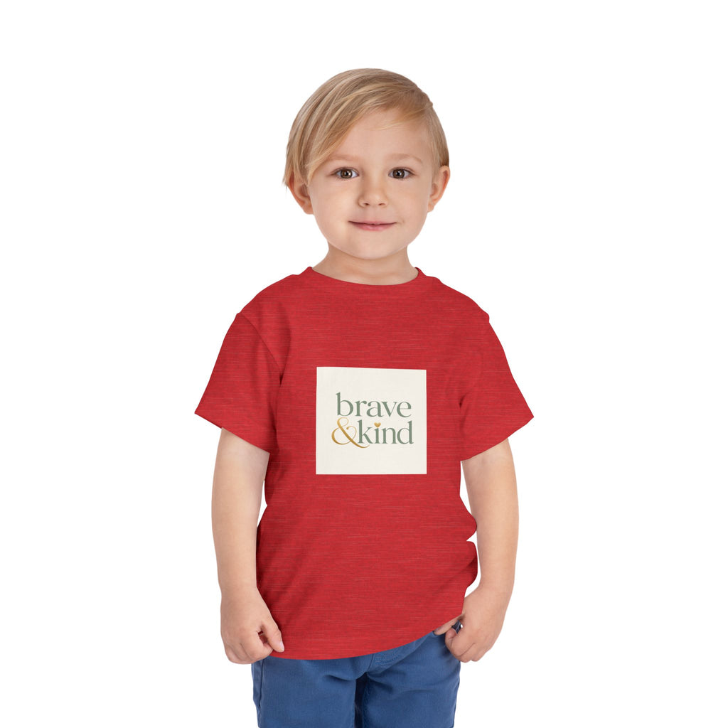 Brave And Kind Toddler T-Shirt - Nureli Kids