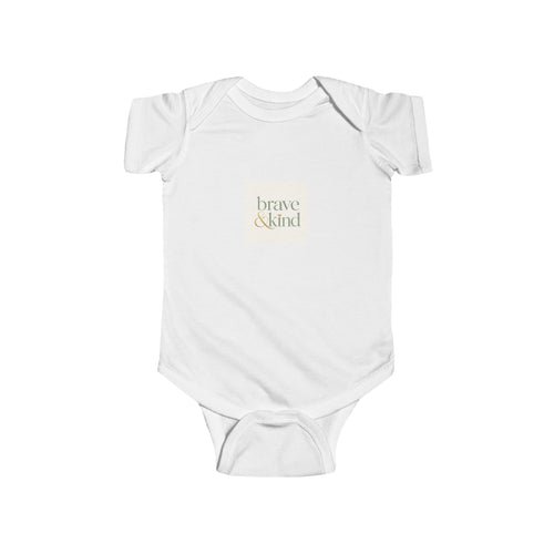 Brave And Kind baby bodysuit onesie for newborns and infants by Nureli Kids