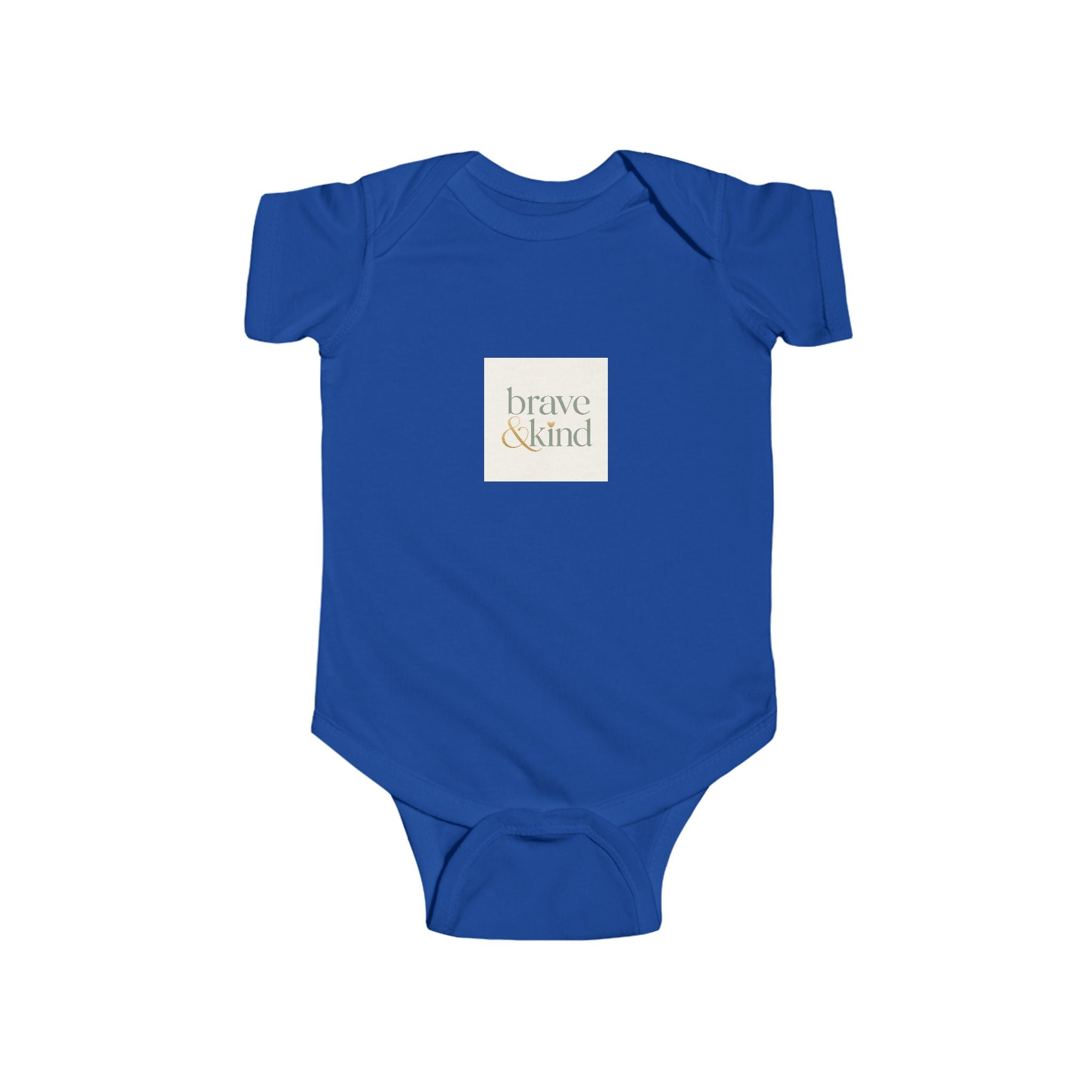 Brave And Kind soft baby bodysuit from the Nureli collection, view 8