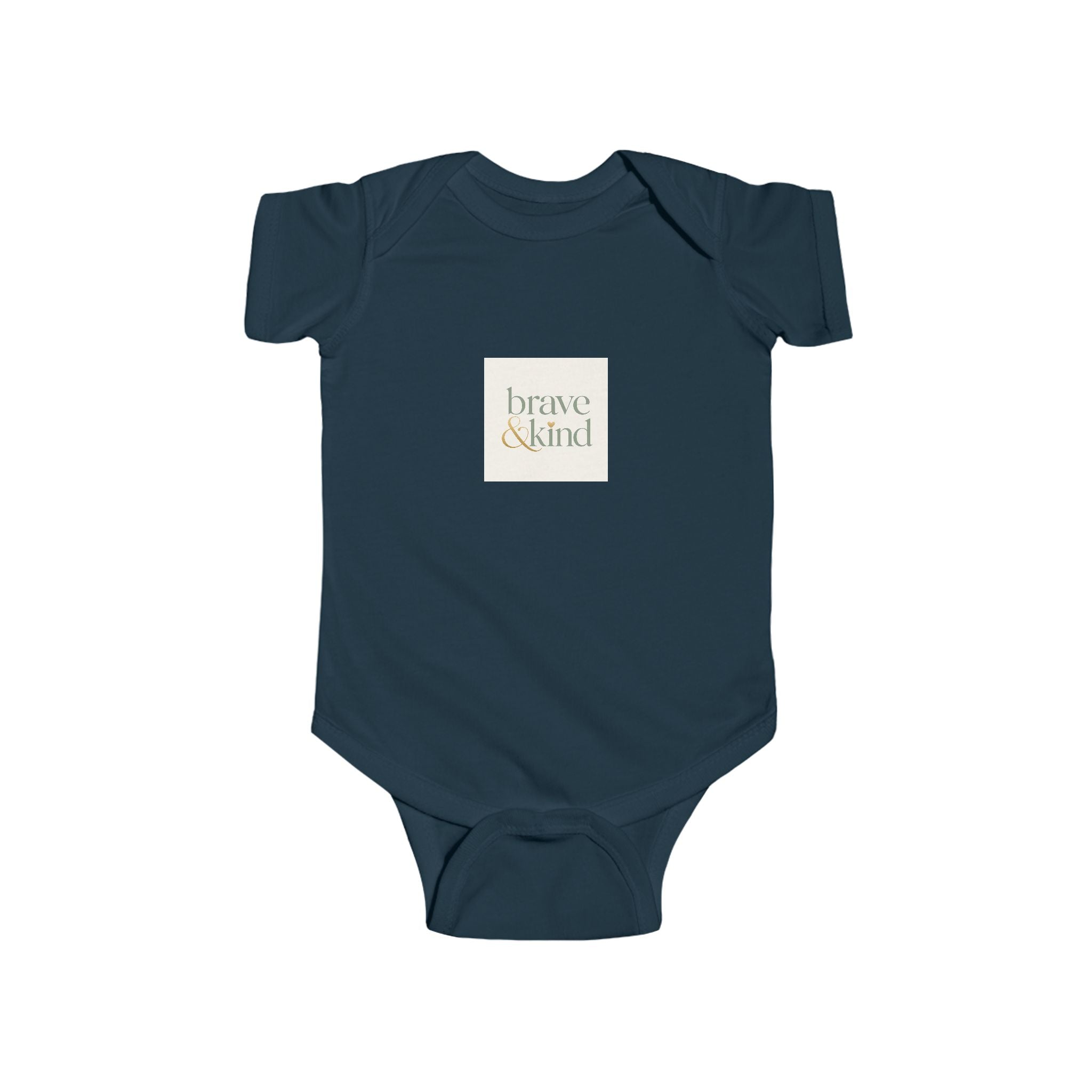 Brave And Kind soft baby bodysuit from the Nureli collection, view 10
