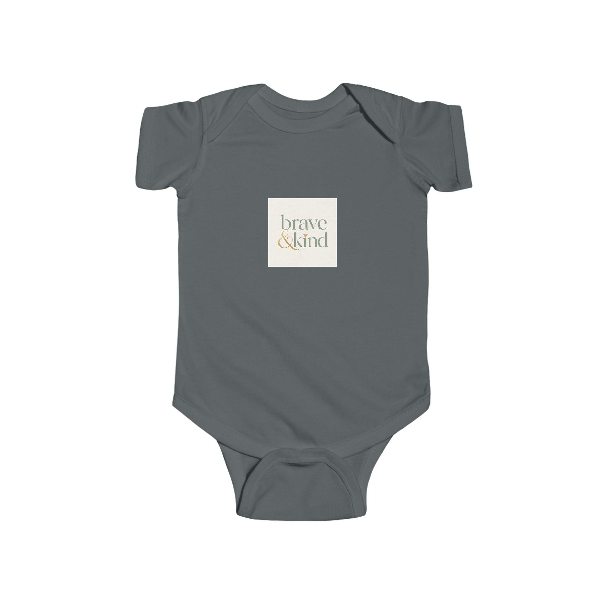 Brave And Kind soft baby bodysuit from the Nureli collection, view 7